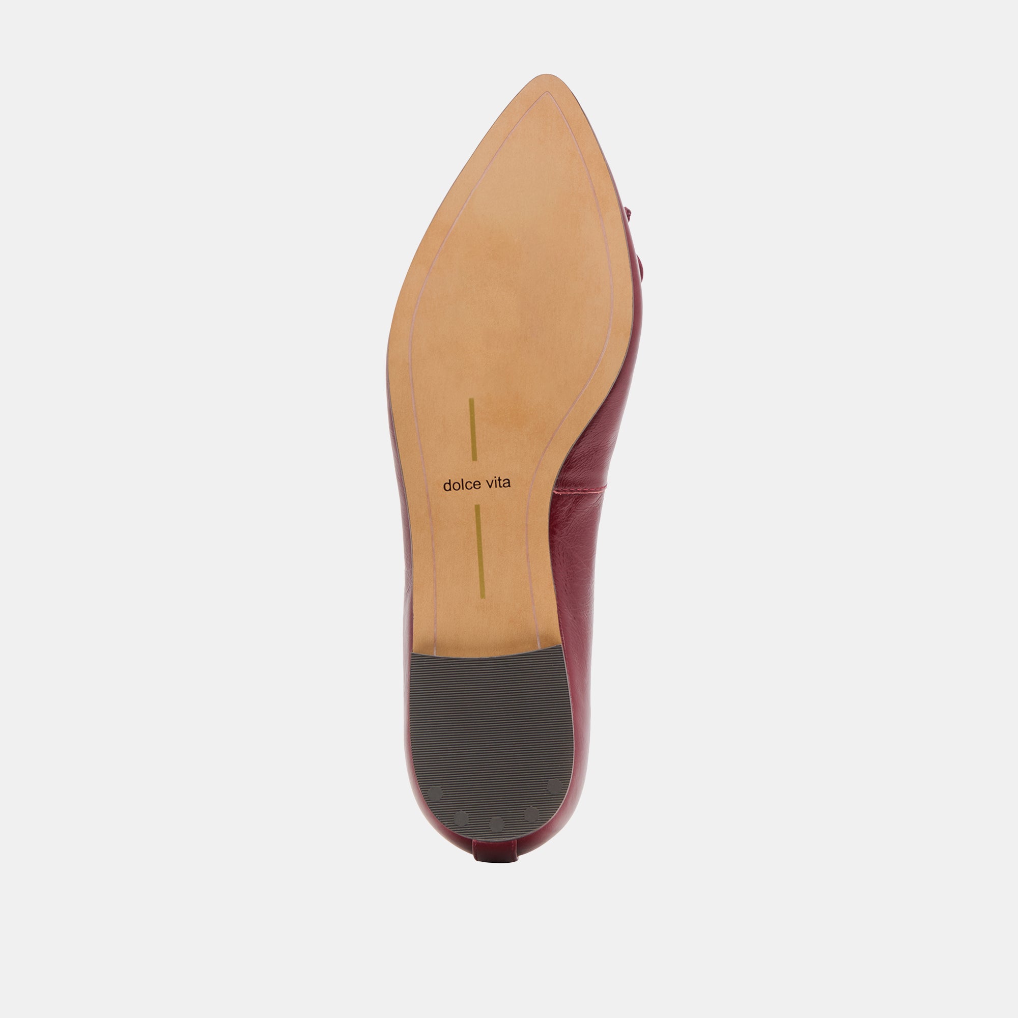 CELIO BALLET FLATS GARNET LEATHER - Image 9