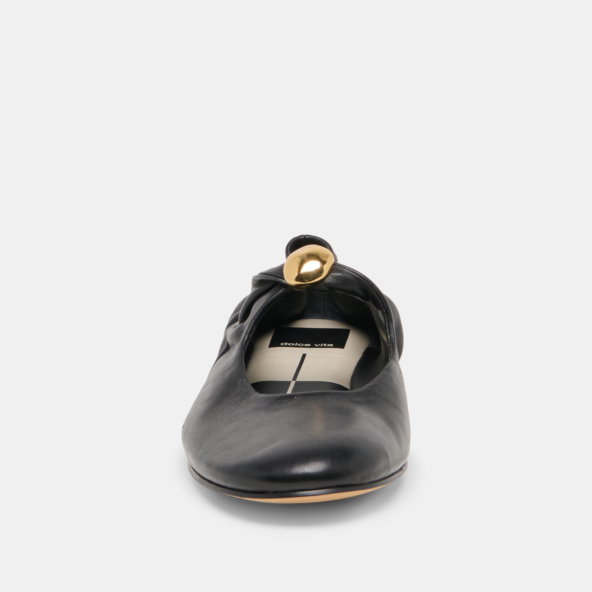 CORNEL FLATS BLACK LEATHER - Image 8