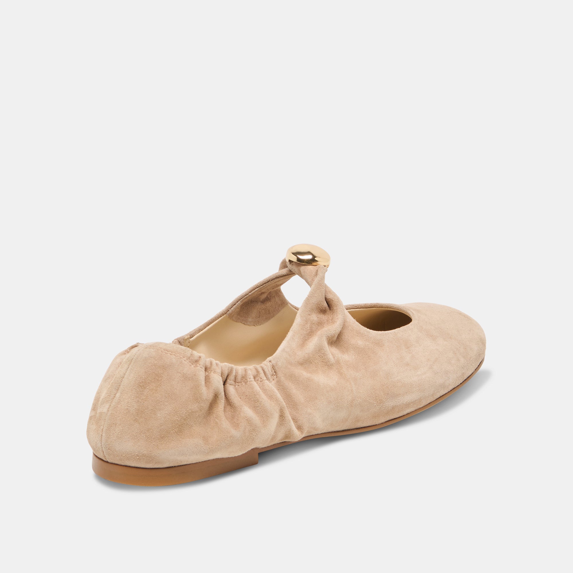 CORNEL FLATS CAMEL SUEDE - Image 5