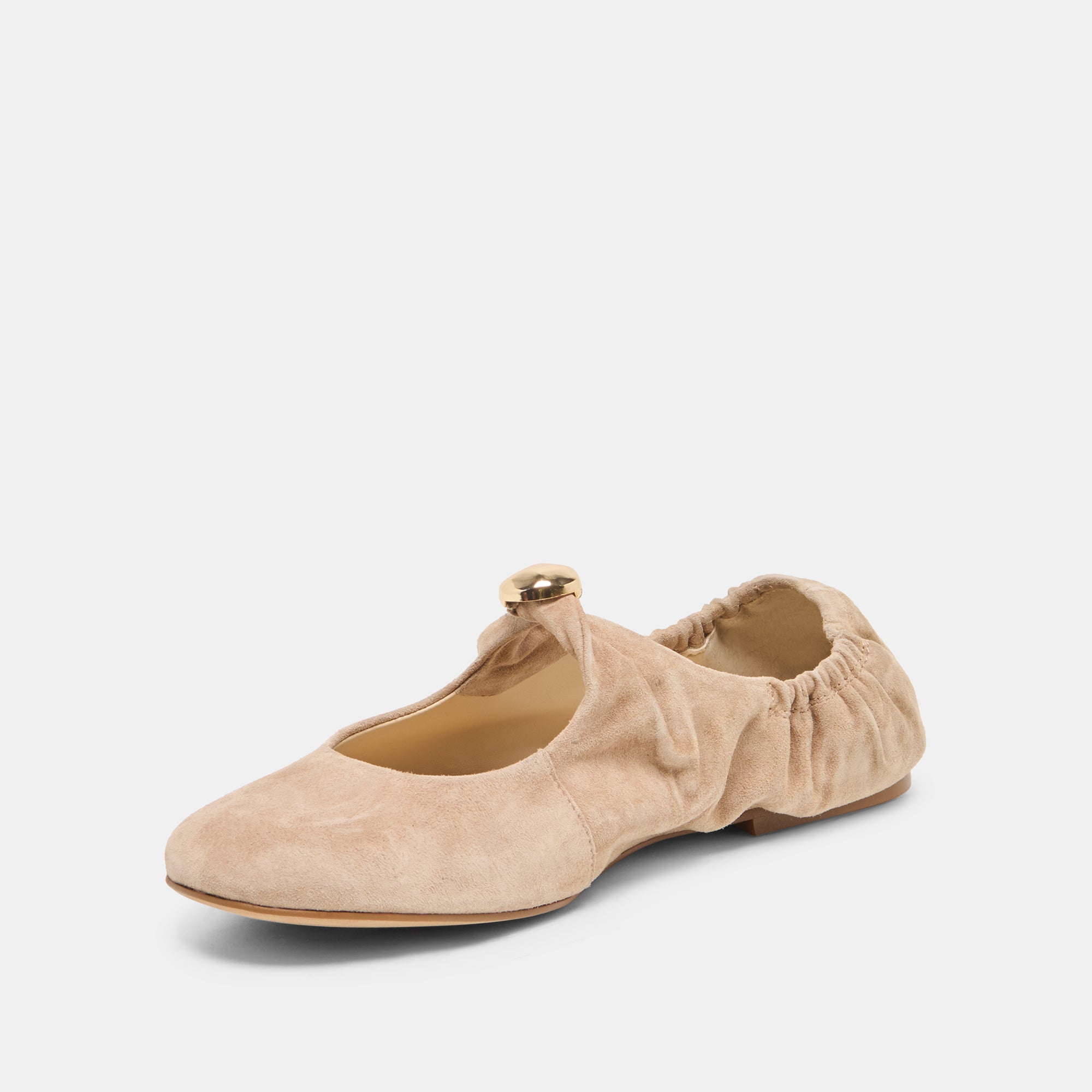 CORNEL FLATS CAMEL SUEDE - Image 7