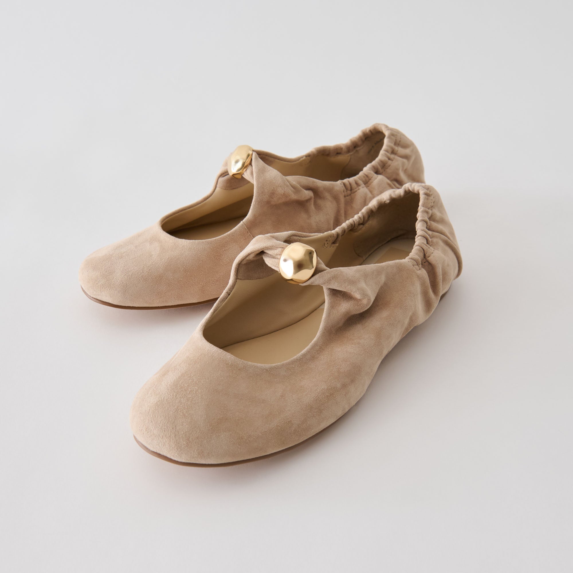 CORNEL FLATS CAMEL SUEDE - Image 2