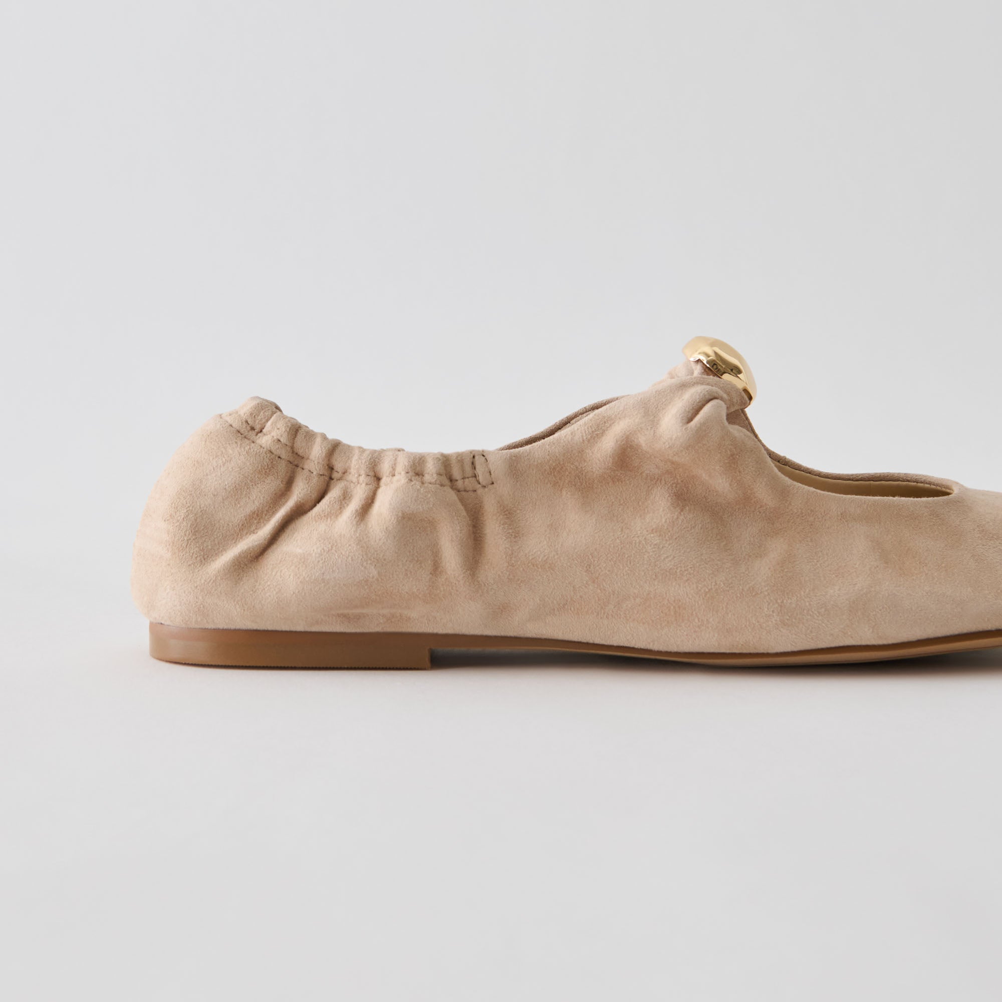 CORNEL FLATS CAMEL SUEDE - Image 4