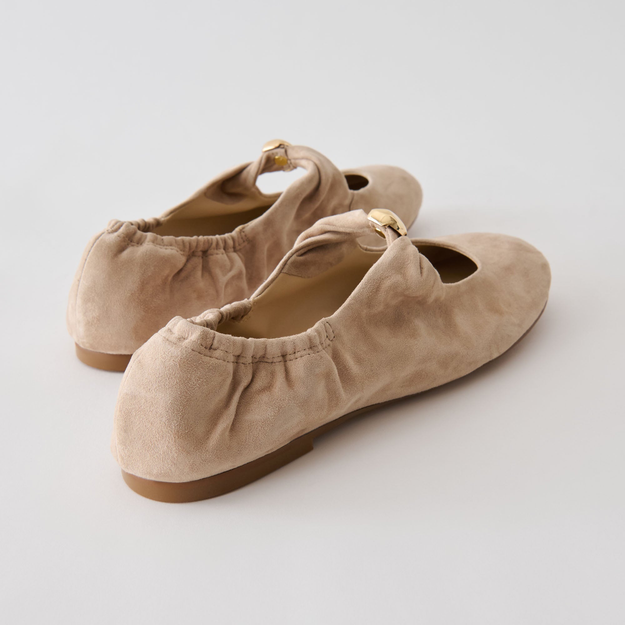 CORNEL FLATS CAMEL SUEDE - Image 6
