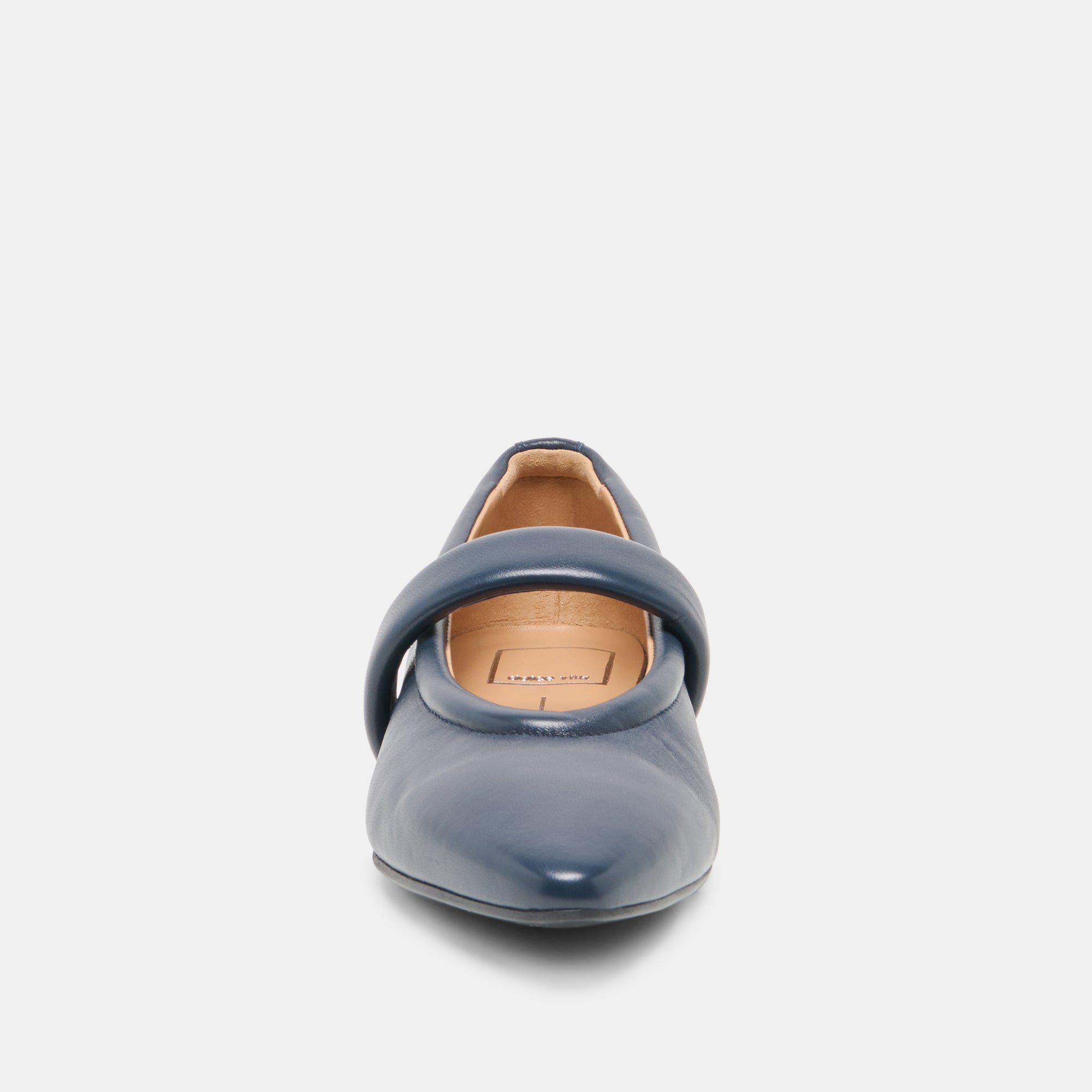 FERA BALLET FLATS NAVY LEATHER - Image 6