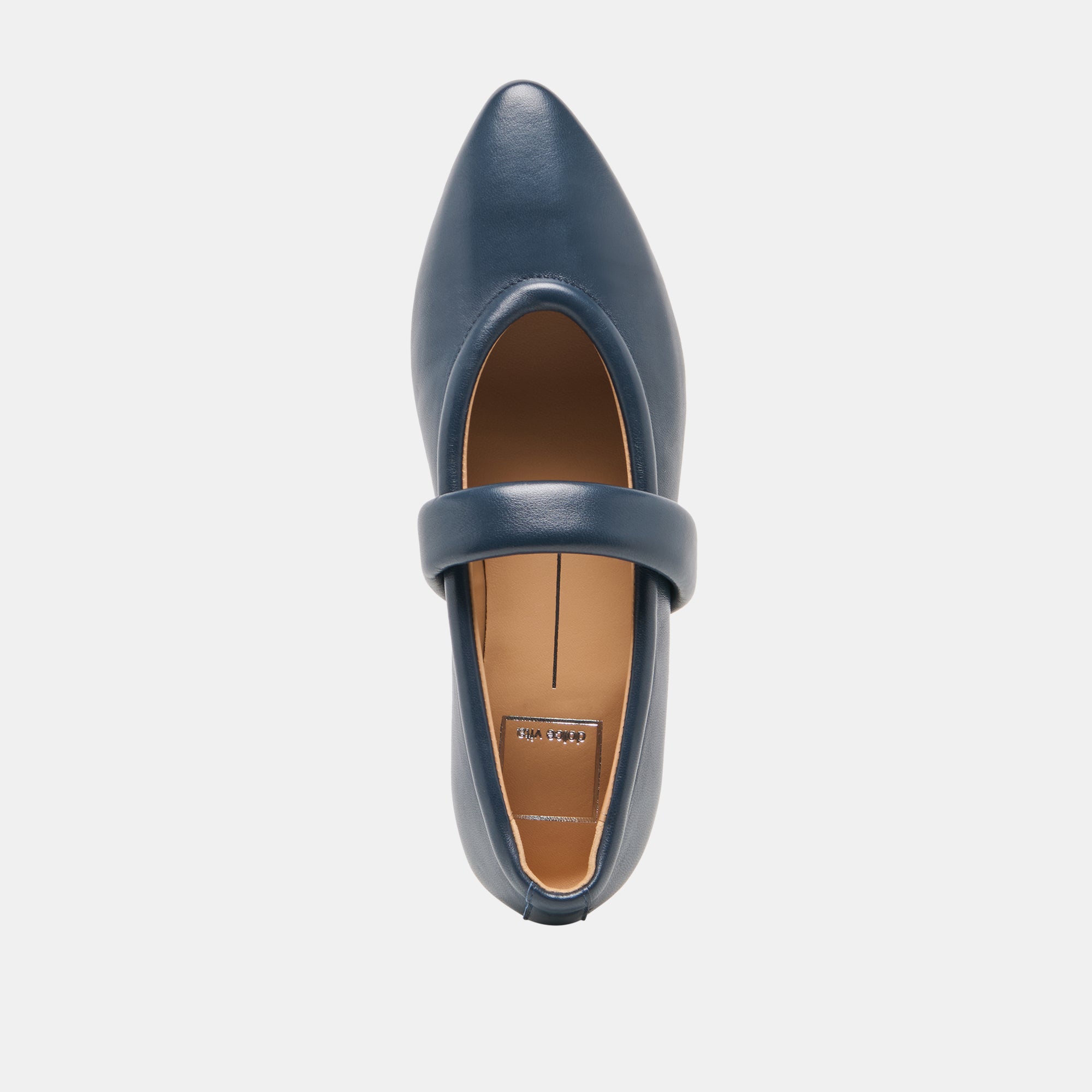 FERA BALLET FLATS NAVY LEATHER - Image 8