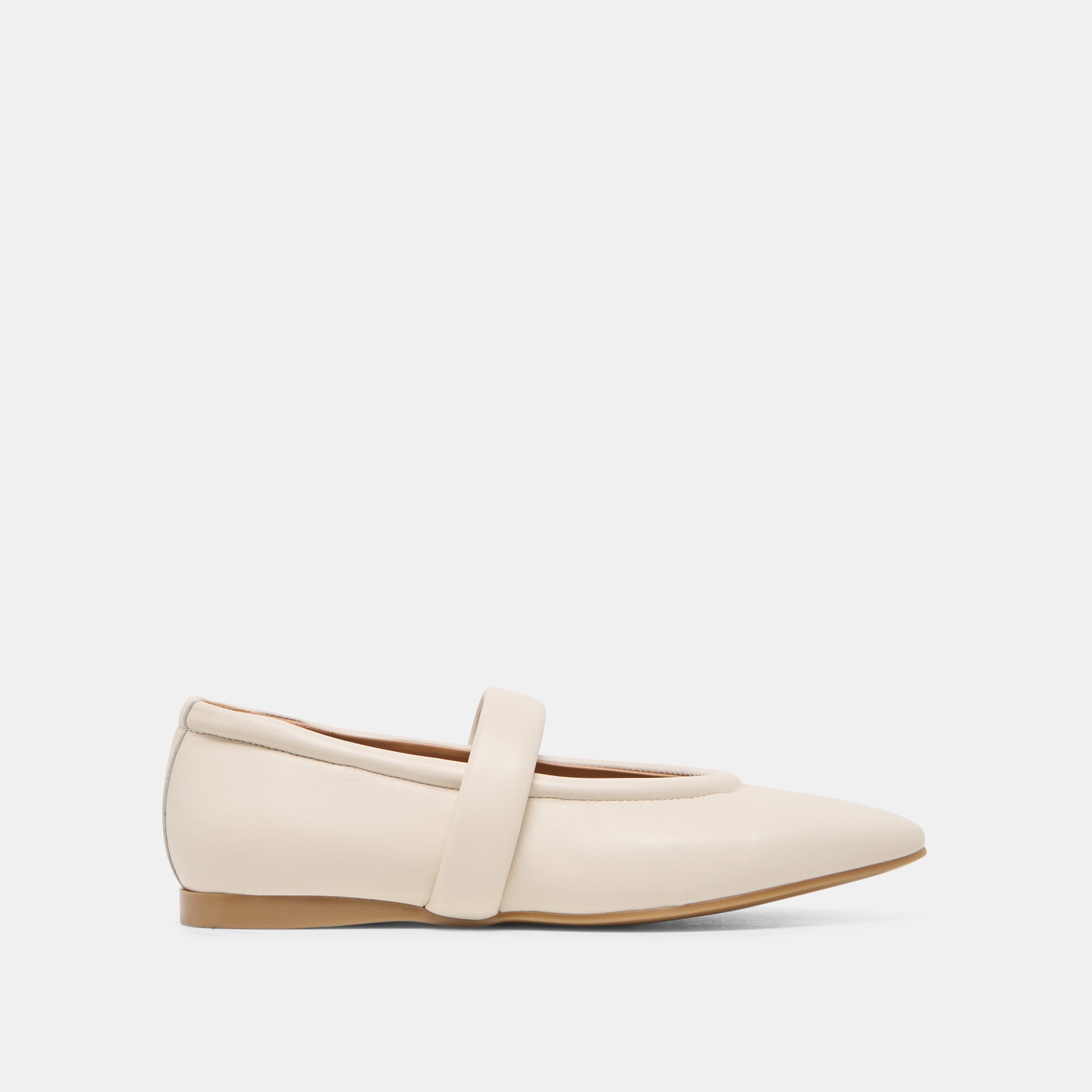 FERA BALLET FLATS OFF WHITE LEATHER