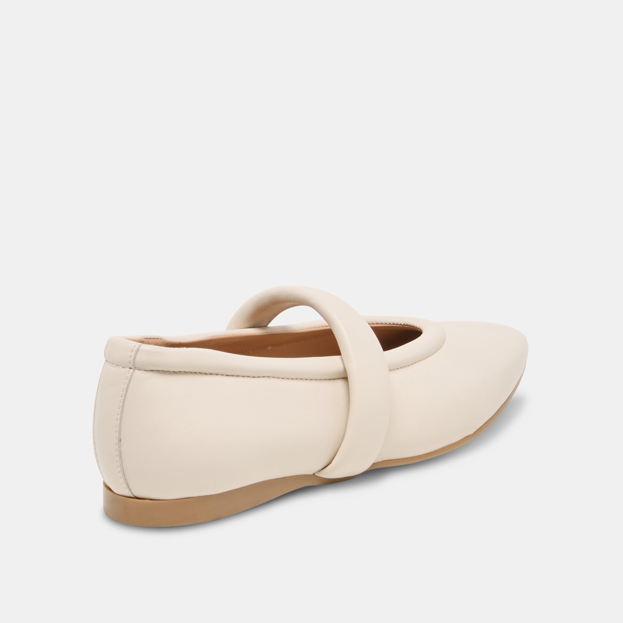 FERA BALLET FLATS OFF WHITE LEATHER - Image 3