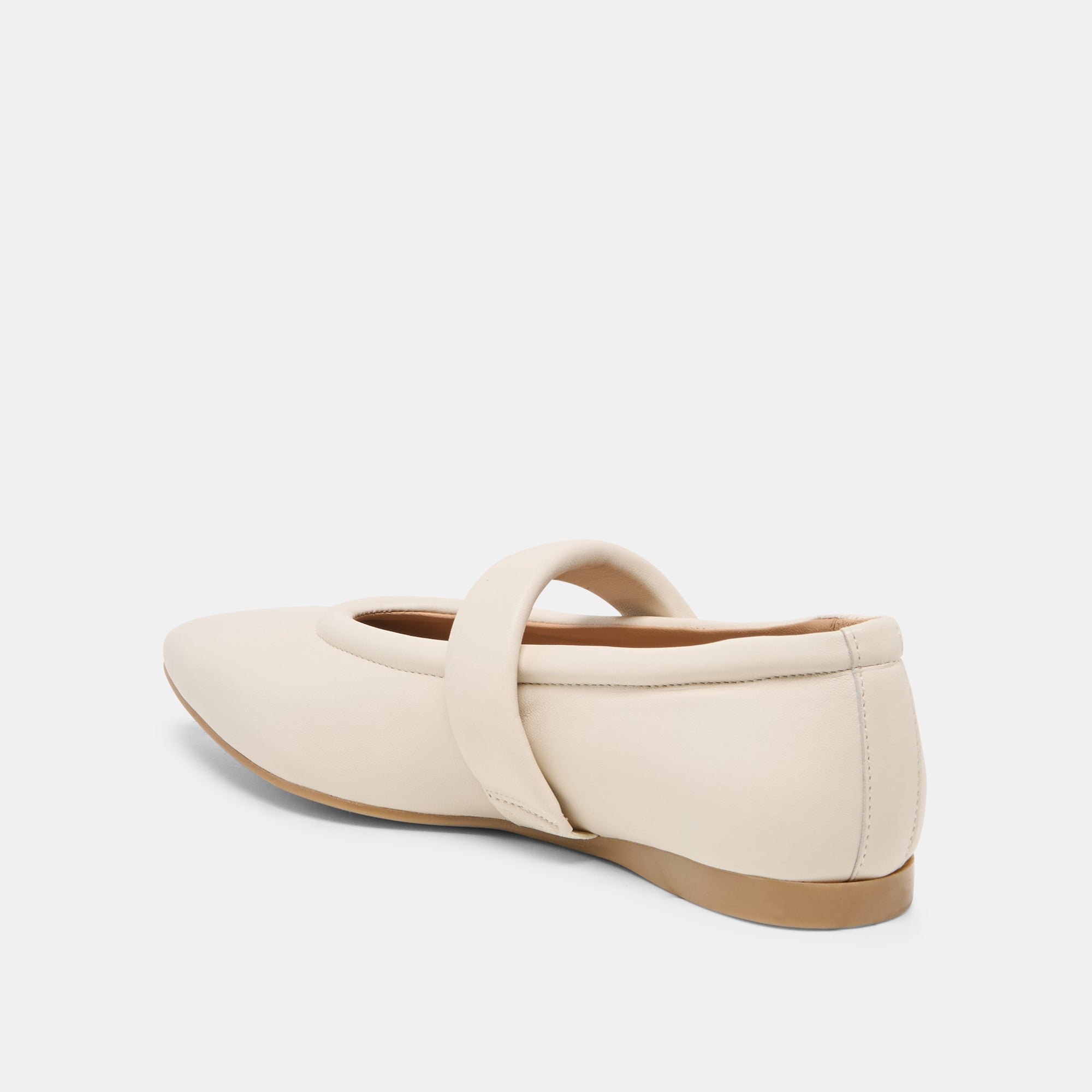 FERA BALLET FLATS OFF WHITE LEATHER - Image 5