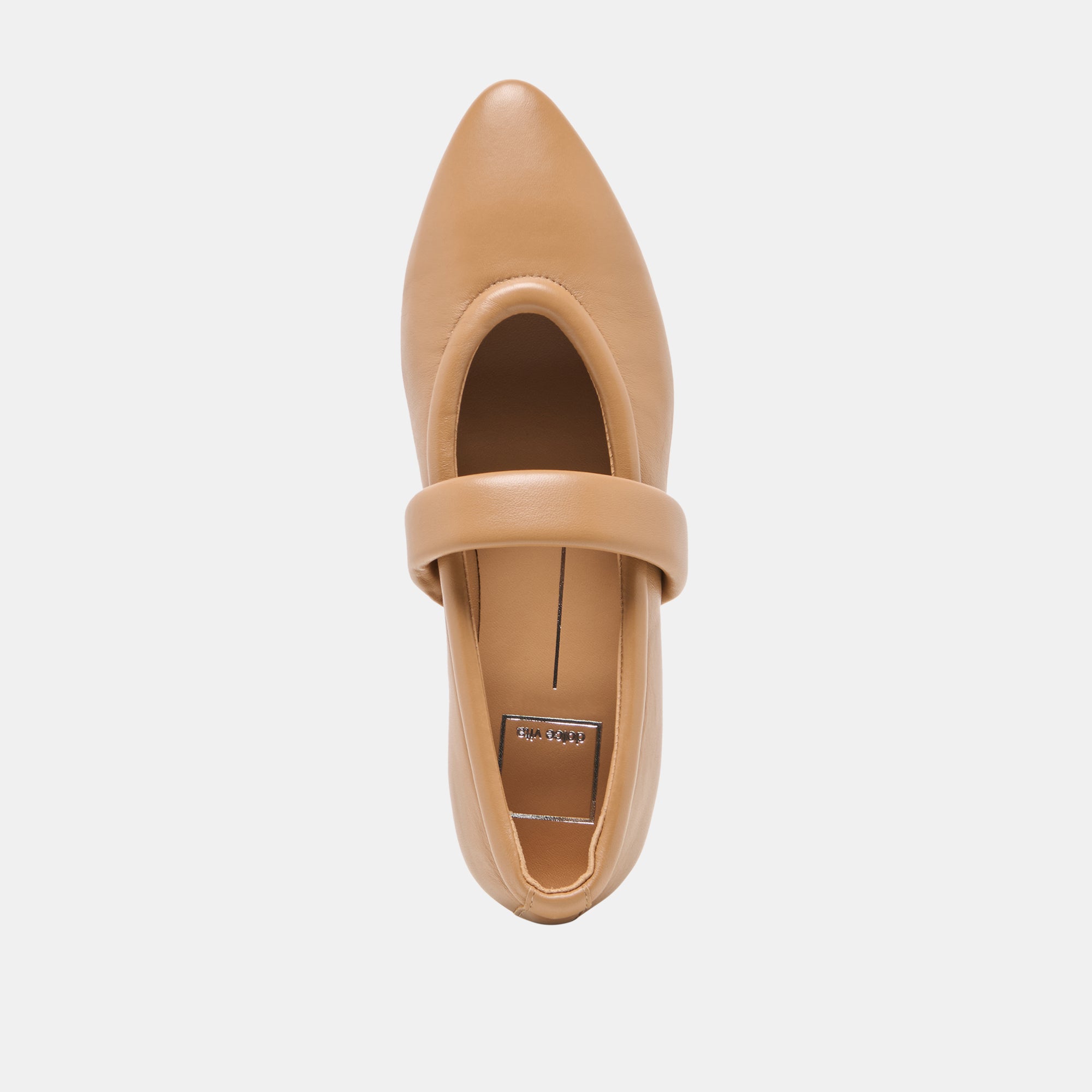 FERA BALLET FLATS TAN LEATHER - Image 8