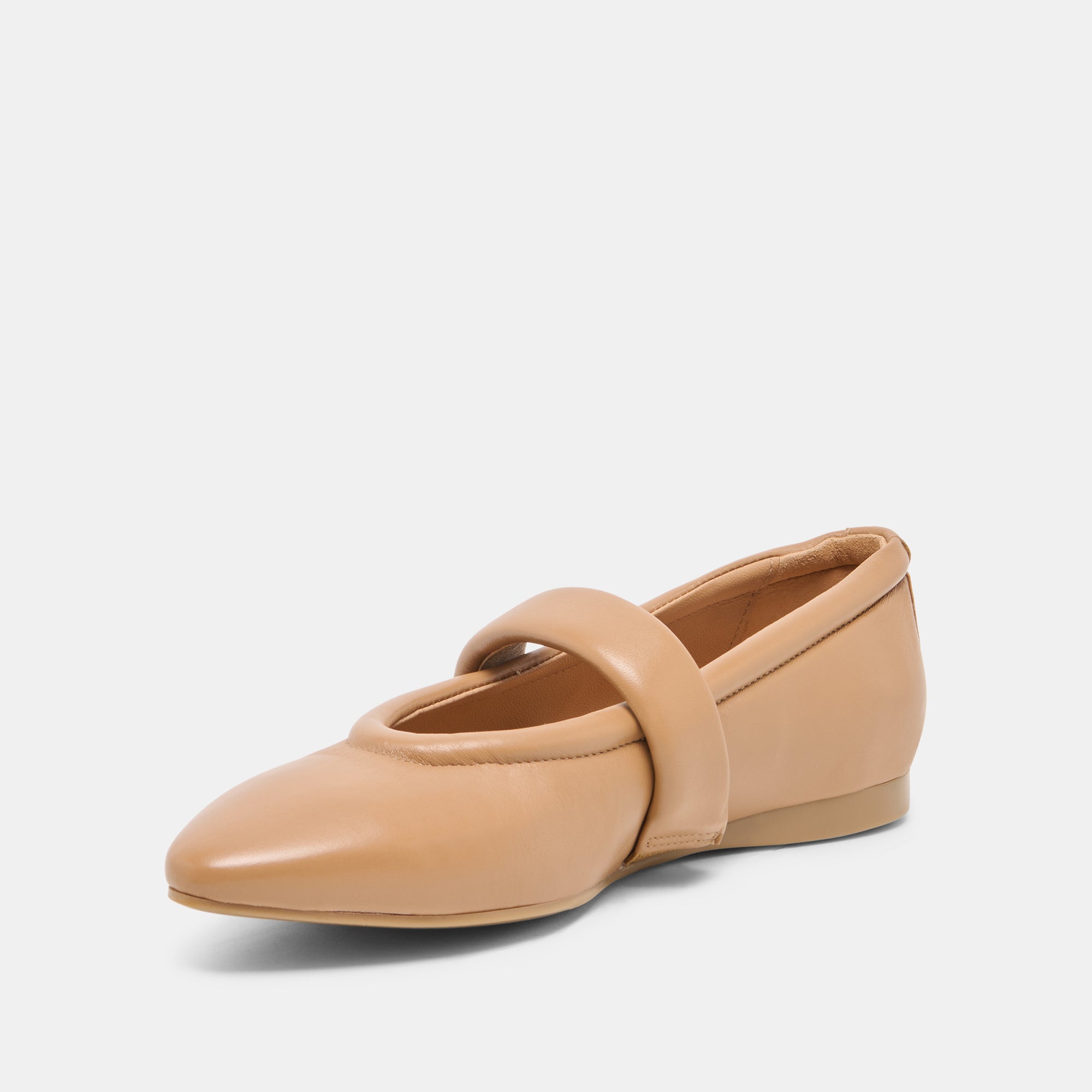 FERA BALLET FLATS TAN LEATHER - Image 4