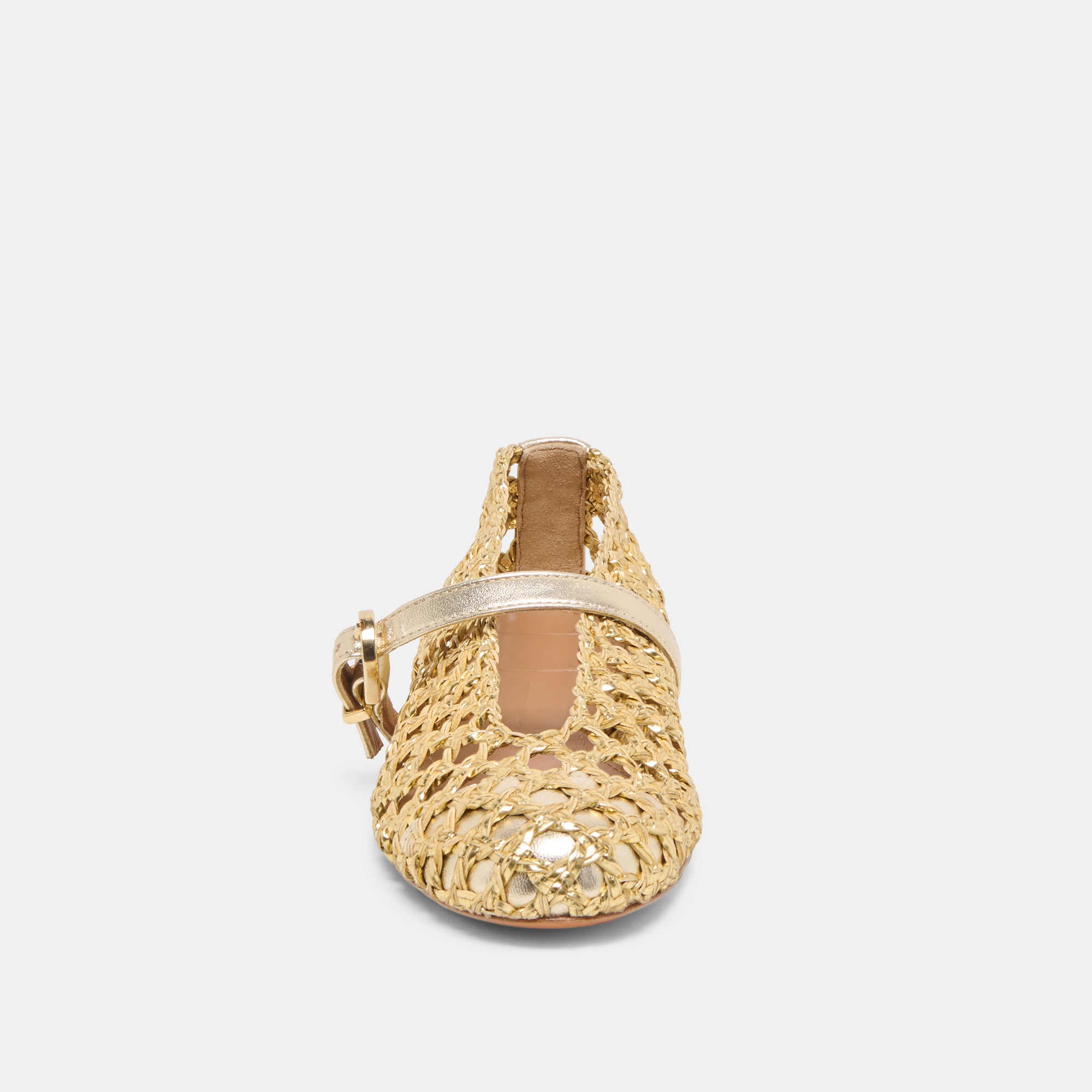 DOVER BALLET FLATS GOLD WOVEN STELLA - Image 6