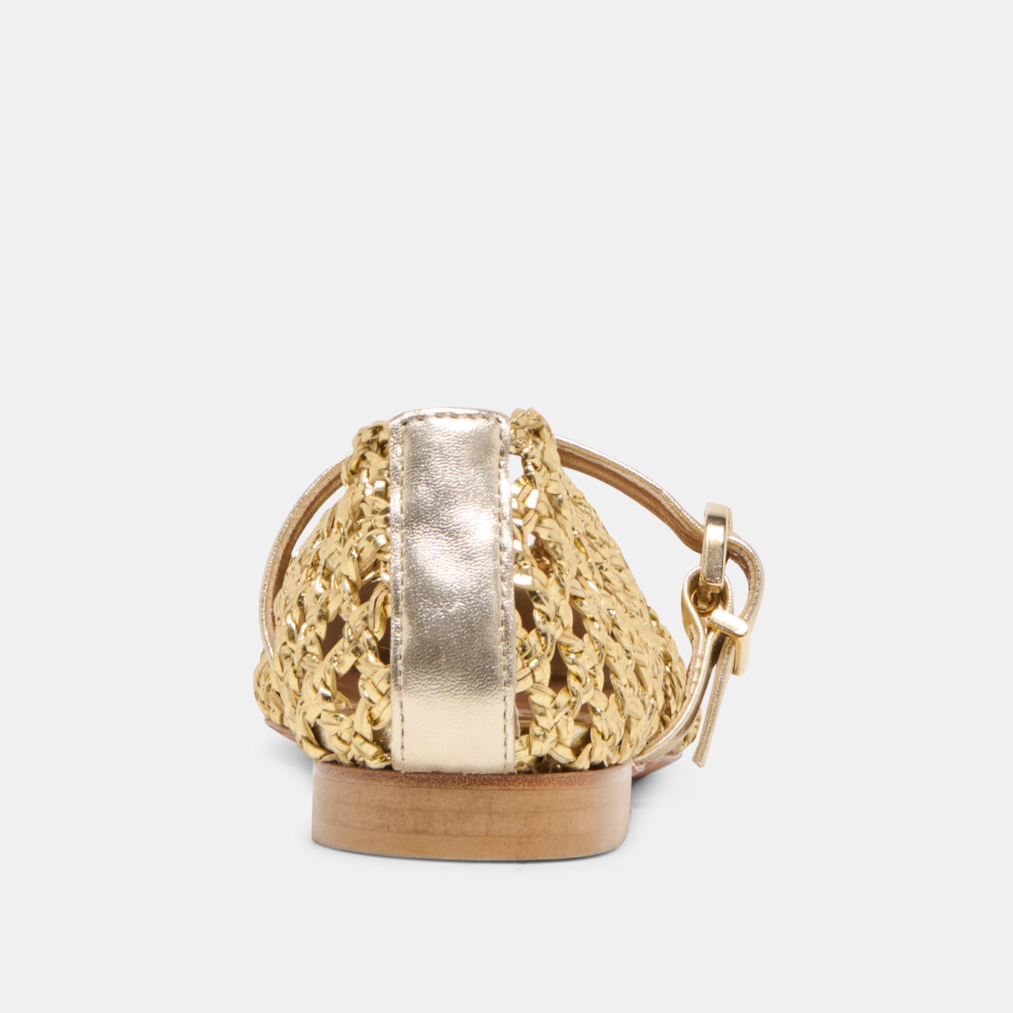 DOVER BALLET FLATS GOLD WOVEN STELLA - Image 7
