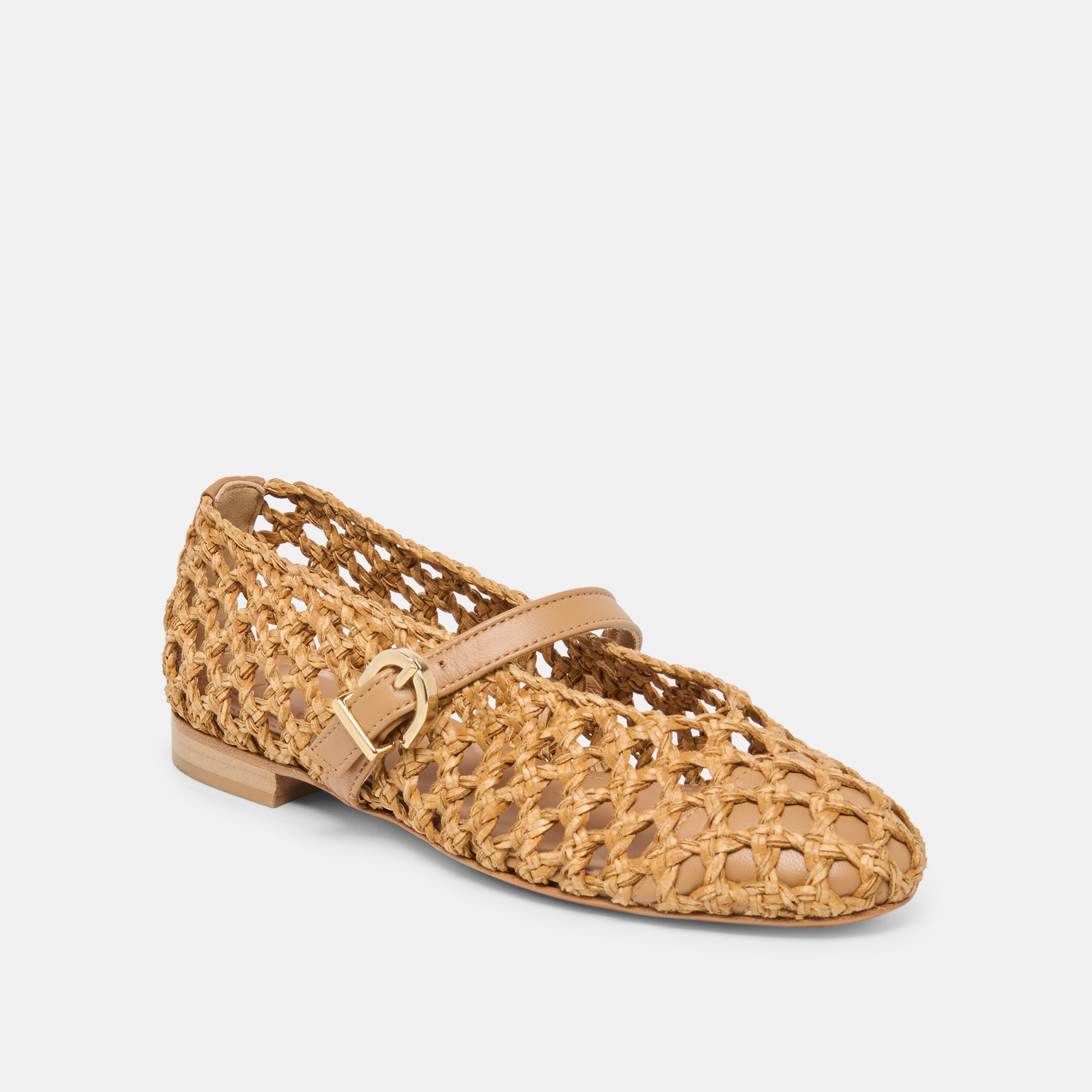DOVER BALLET FLATS TAN WOVEN STELLA - Image 2