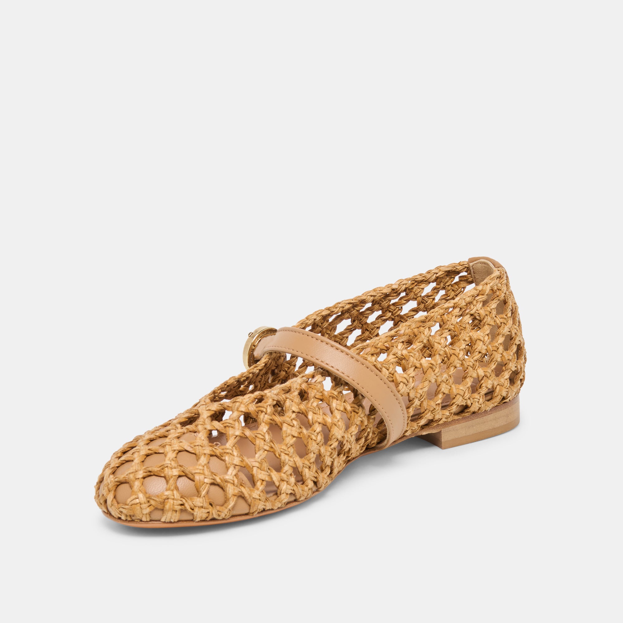 DOVER BALLET FLATS TAN WOVEN STELLA - Image 4