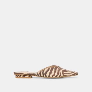 ELM FLATS BEIGE ZEBRA RAFFIA