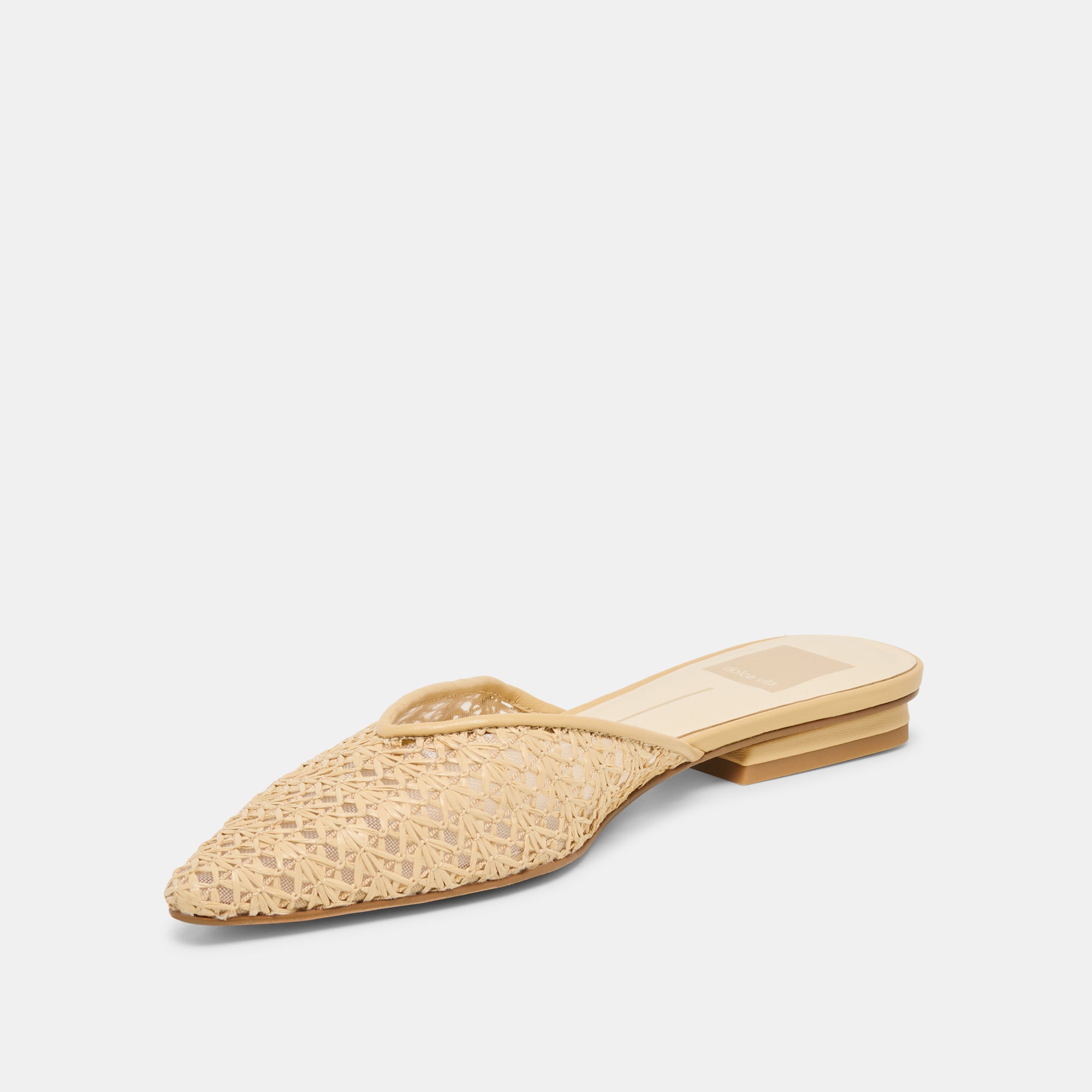 ELM FLATS NATURAL CROSS HATCH RAFFIA - Image 4
