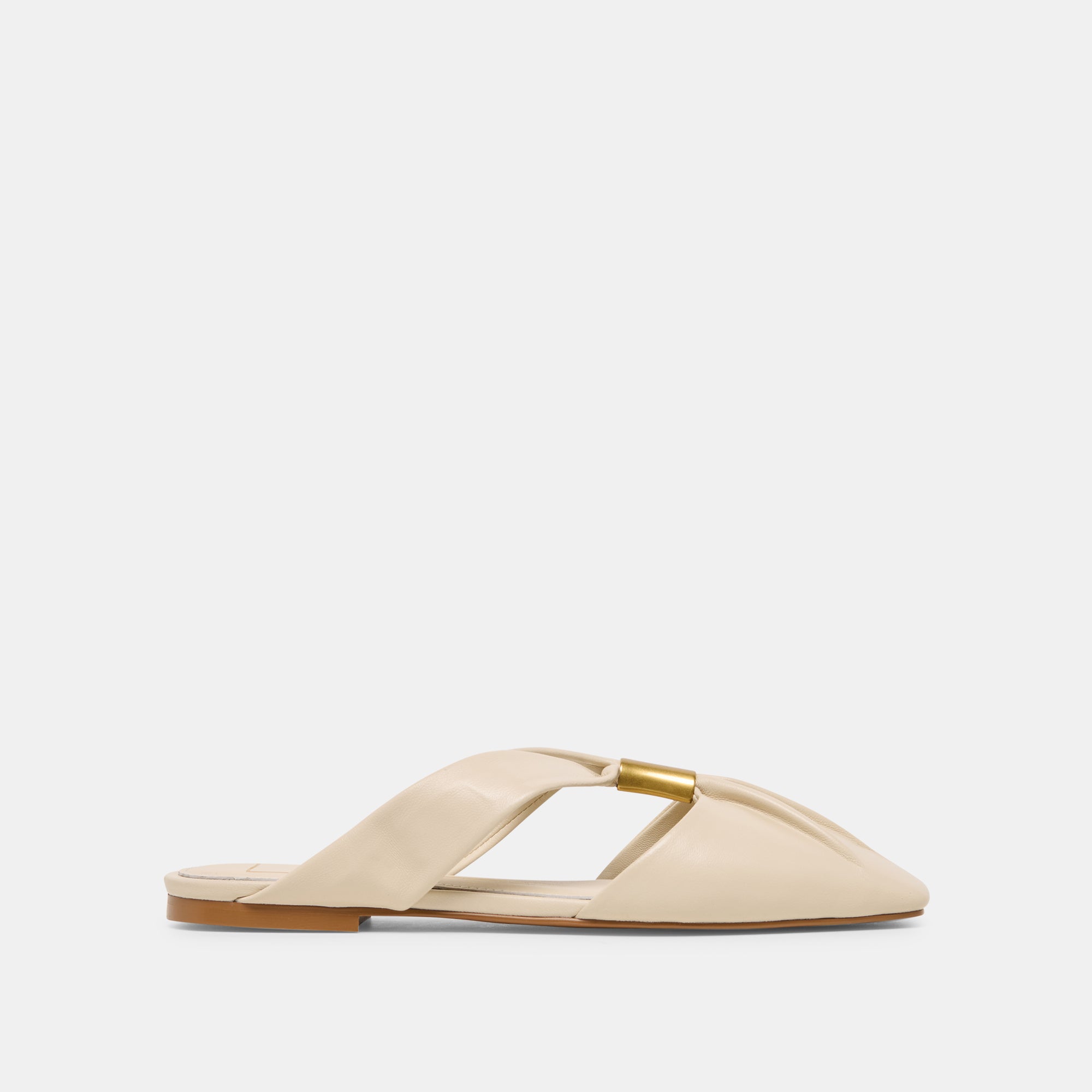 FRANEY FLATS WHITE LEATHER