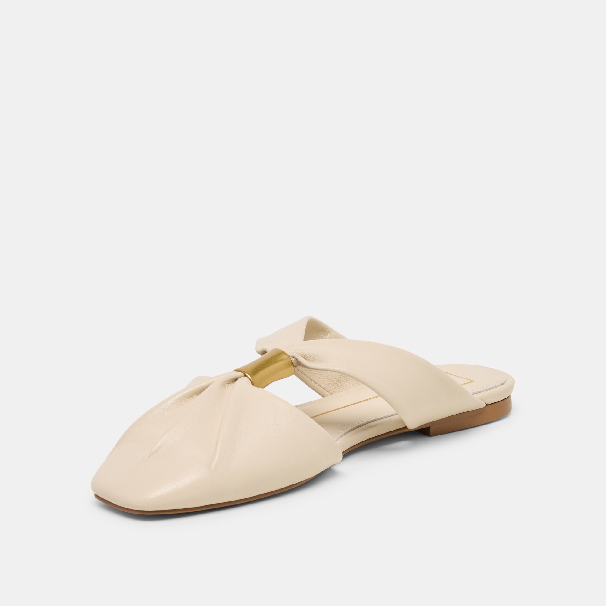 FRANEY FLATS WHITE LEATHER - Image 4