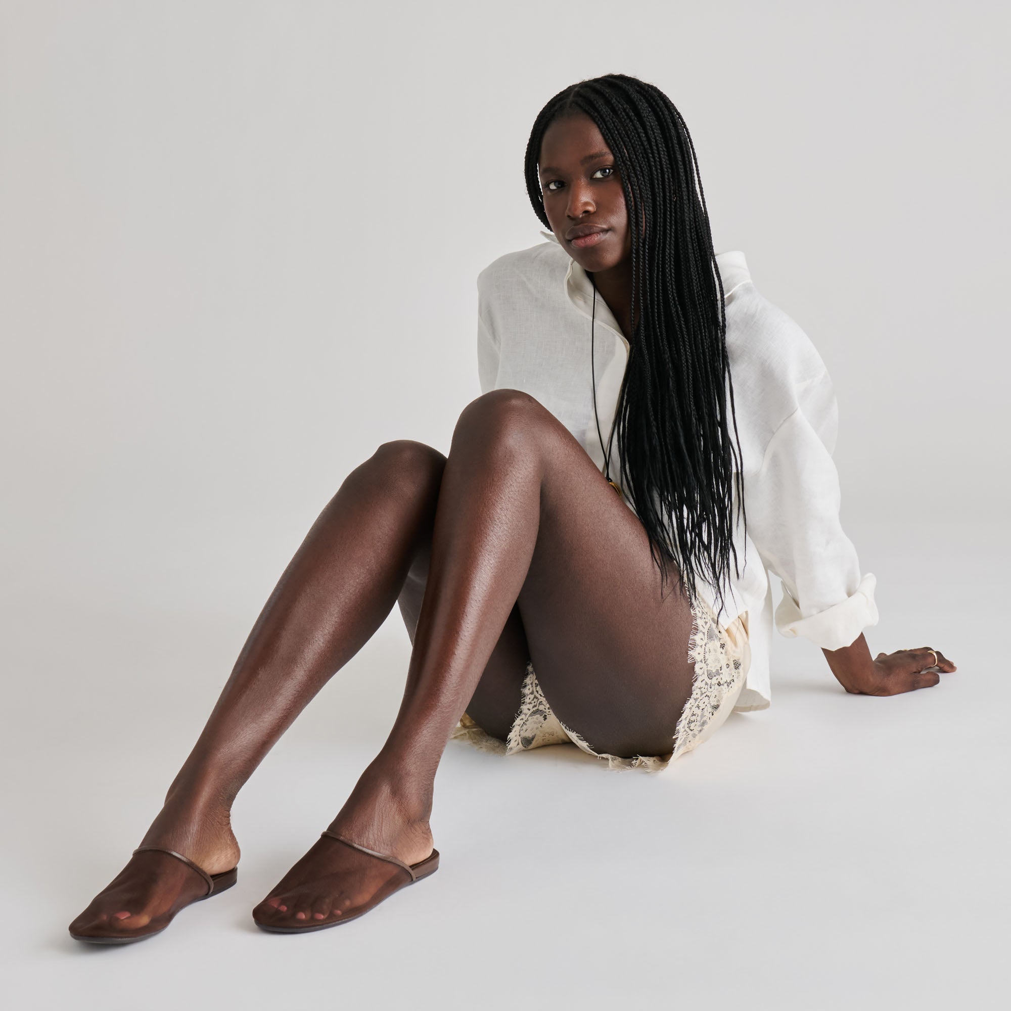 GENI FLATS CHOCOLATE MESH - Image 2