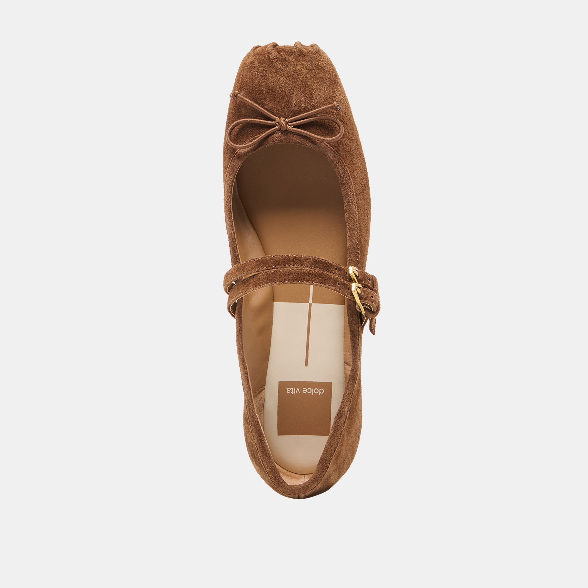 GIBSEN BALLET FLATS COCOA SUEDE - Image 8