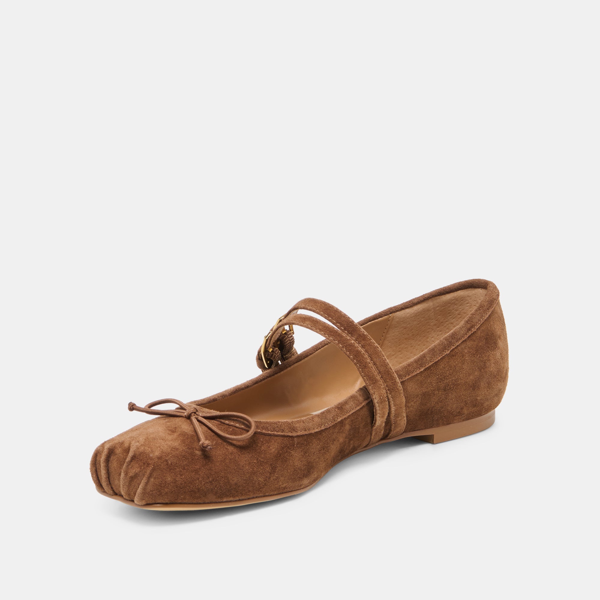 GIBSEN BALLET FLATS COCOA SUEDE - Image 4