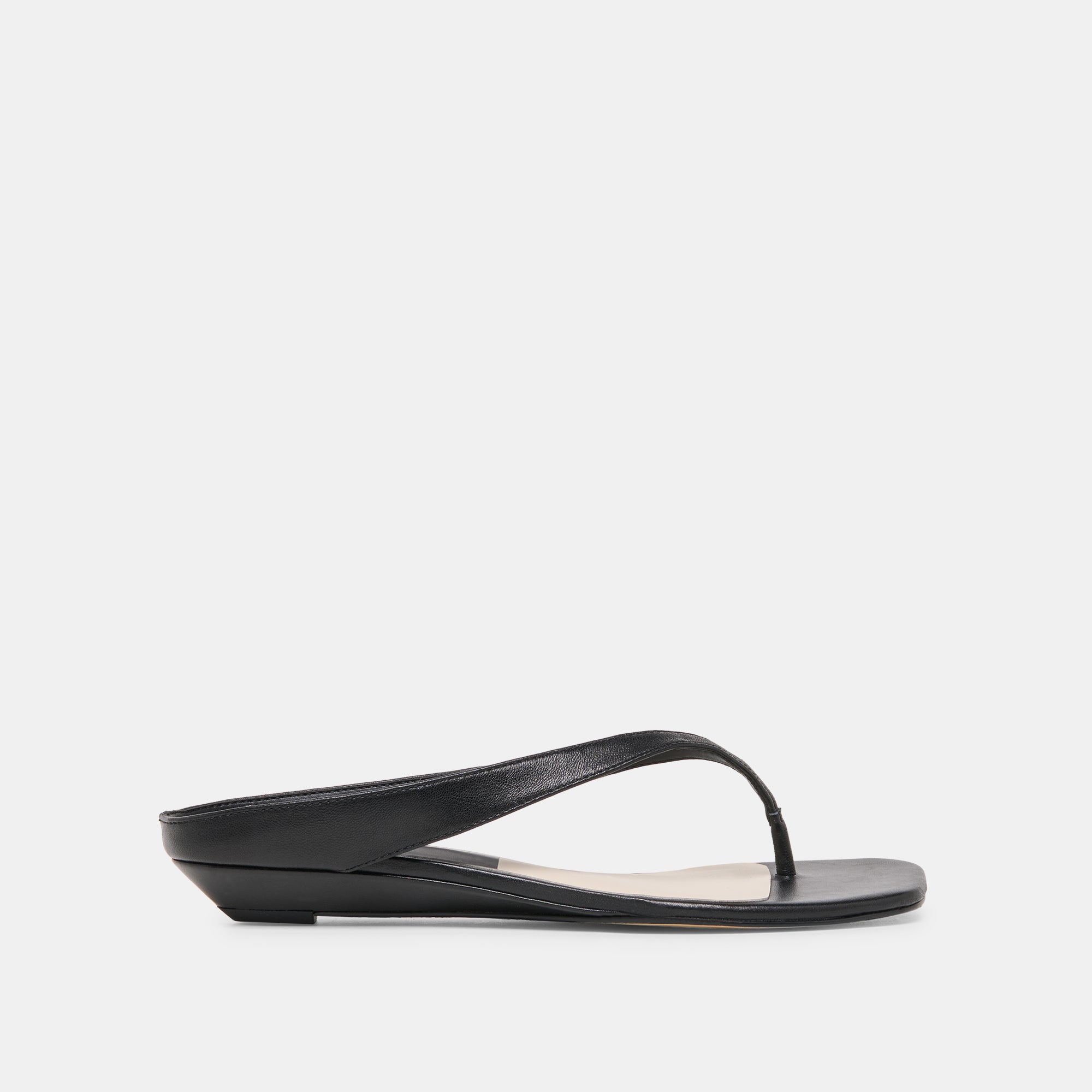 GIZEL SANDALS BLACK LEATHER