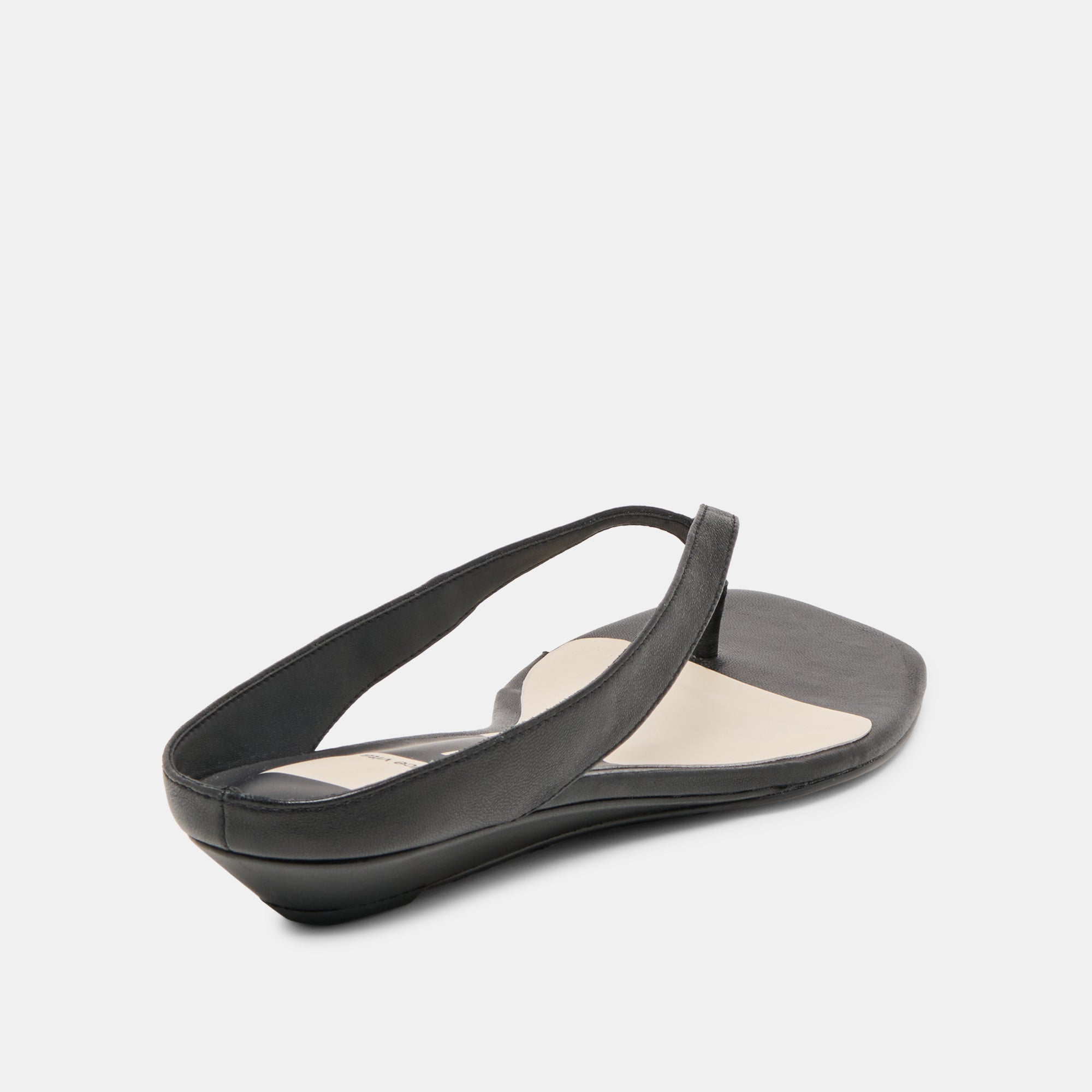 GIZEL SANDALS BLACK LEATHER - Image 3