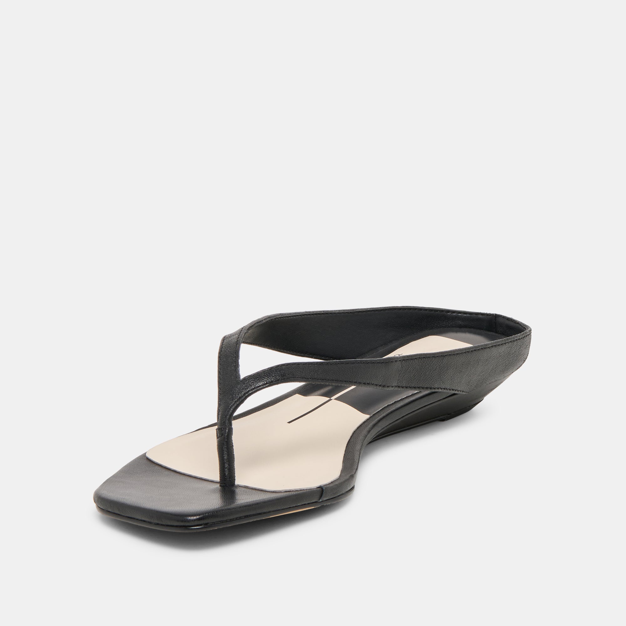 GIZEL SANDALS BLACK LEATHER - Image 4