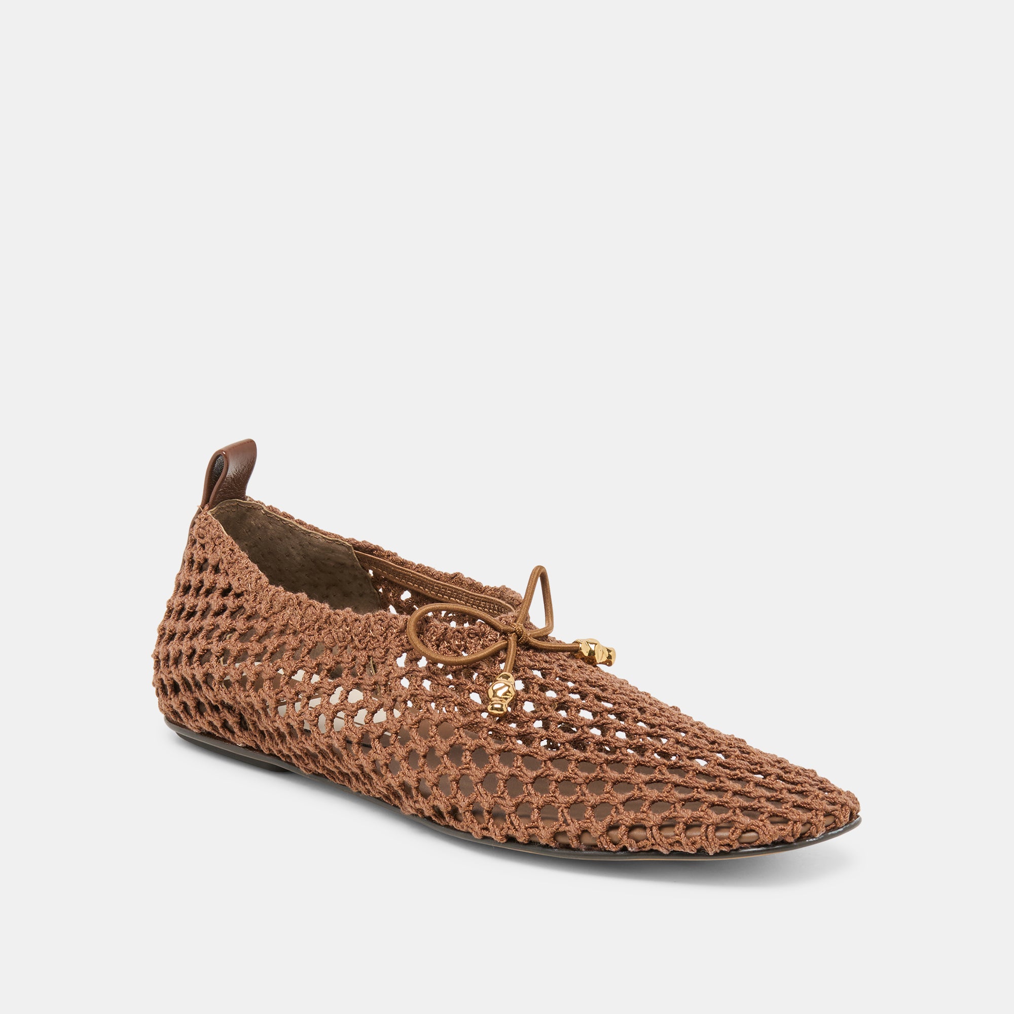KAYLYN FLATS DK BROWN CROCHET - Image 2