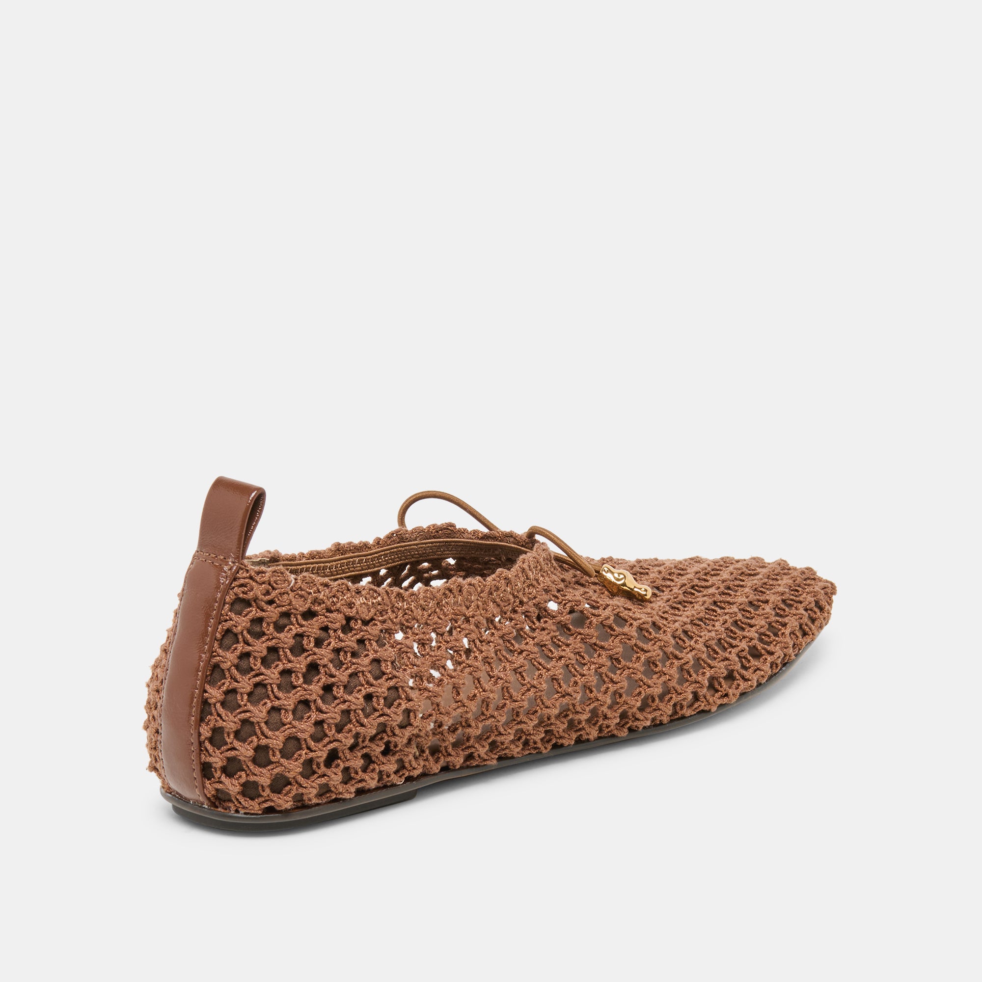 KAYLYN FLATS DK BROWN CROCHET - Image 3