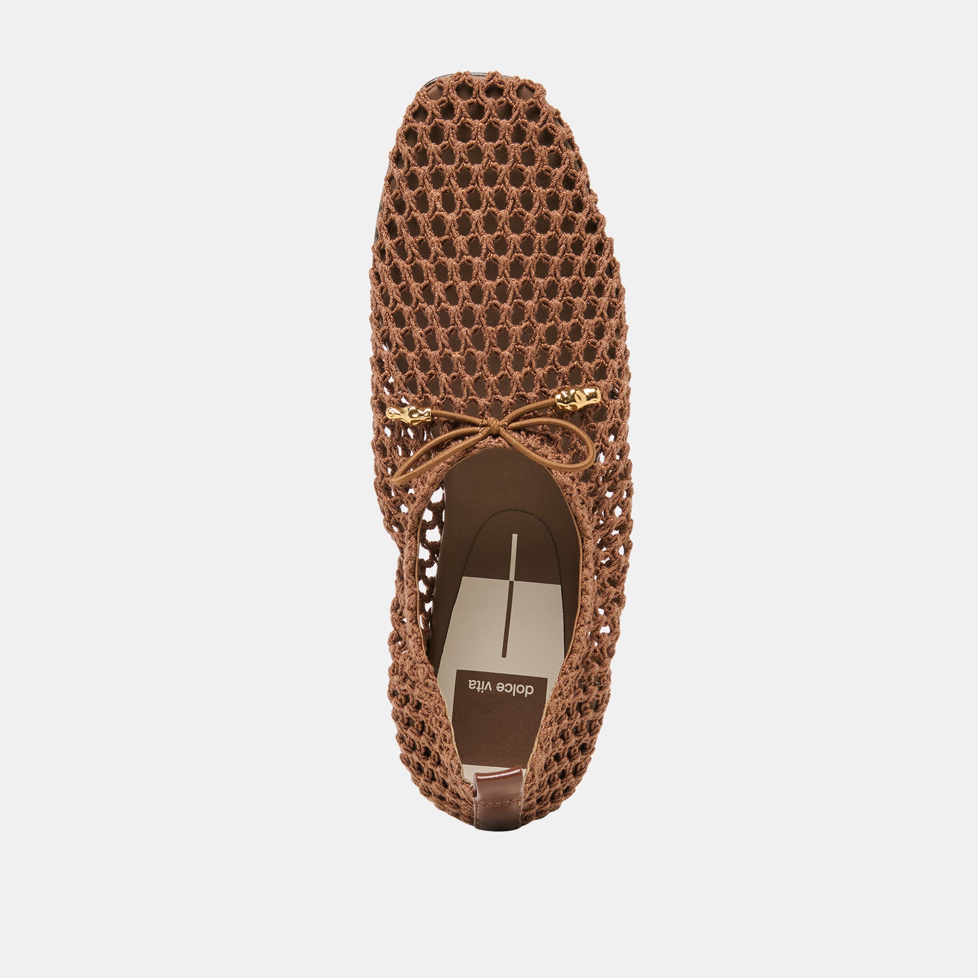 KAYLYN FLATS DK BROWN CROCHET - Image 8