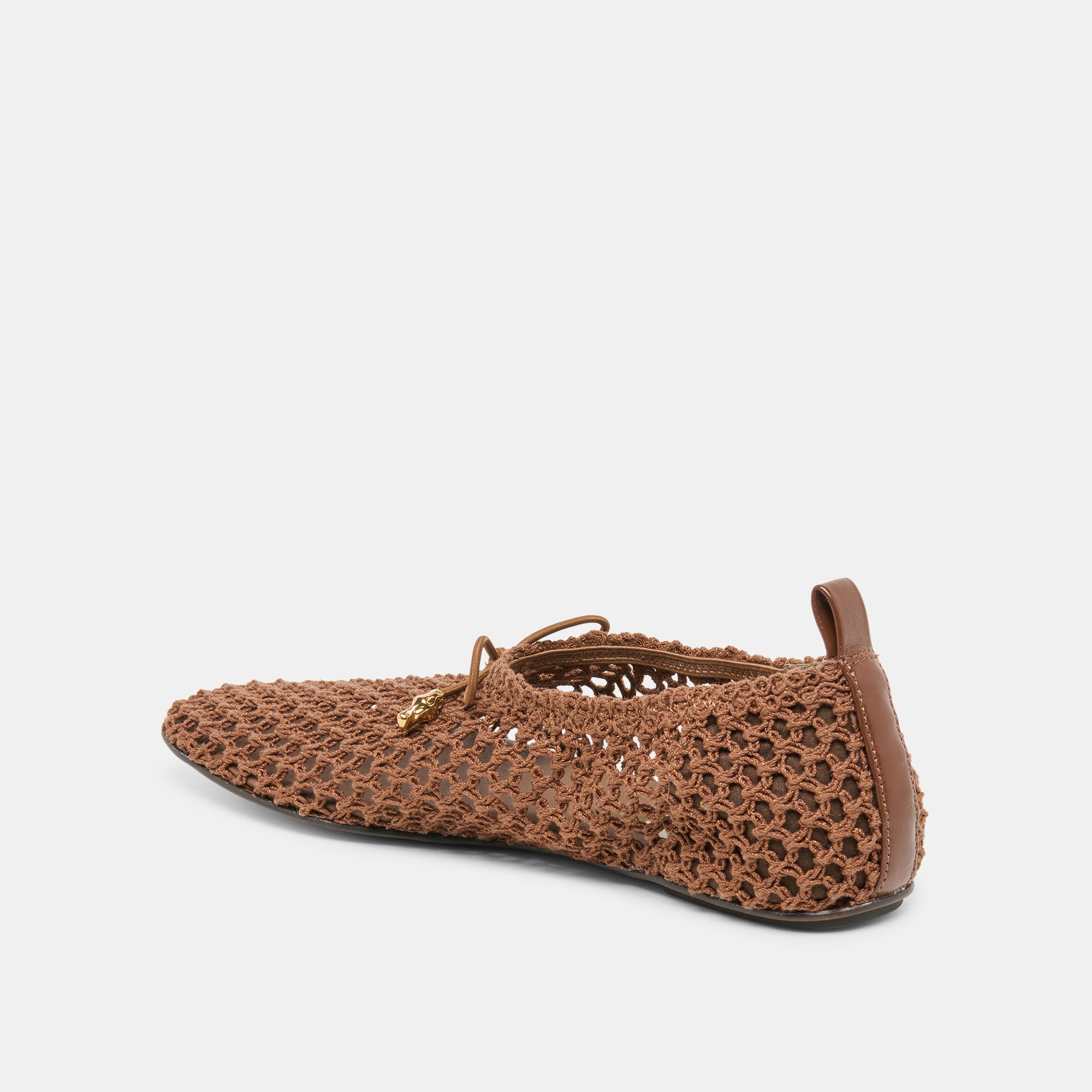 KAYLYN FLATS DK BROWN CROCHET - Image 5