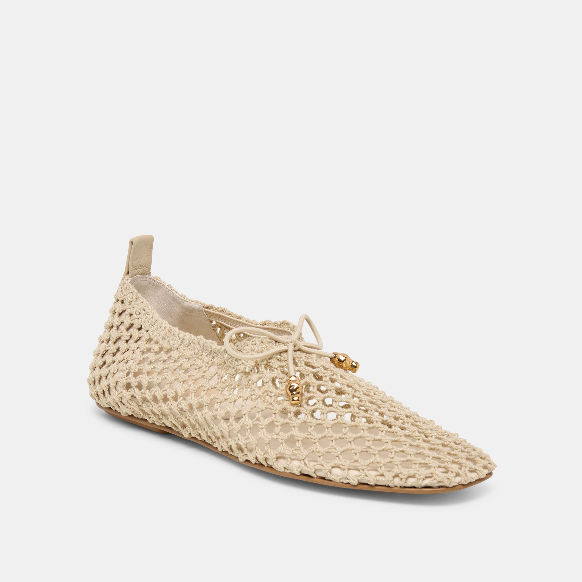 KAYLYN FLATS OATMEAL CROCHET - Image 5