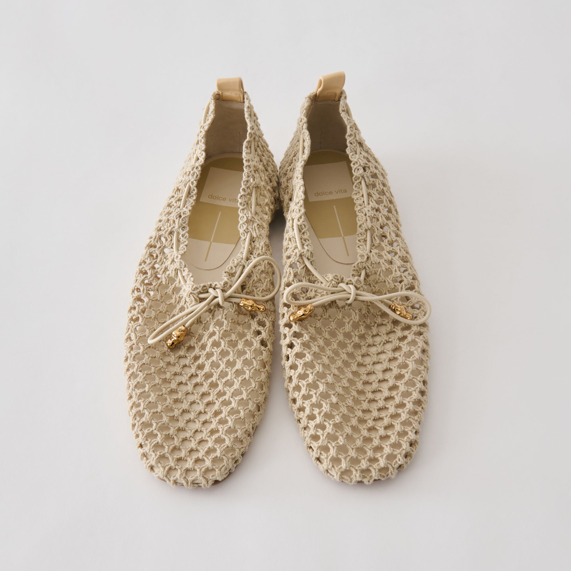 KAYLYN FLATS OATMEAL CROCHET - Image 2