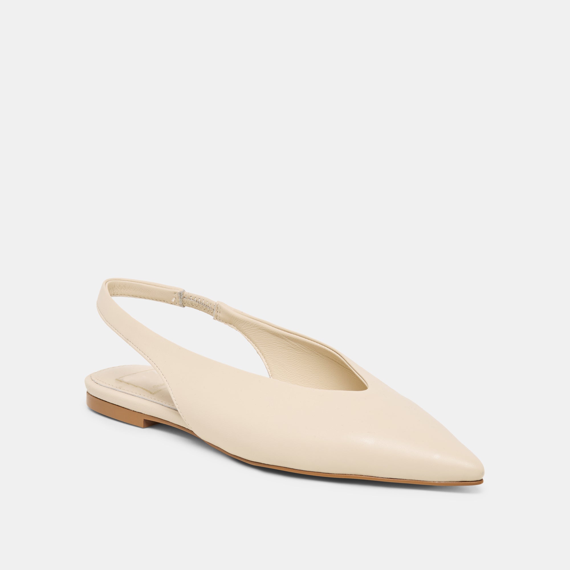 KENDLE FLATS WHITE LEATHER - Image 2
