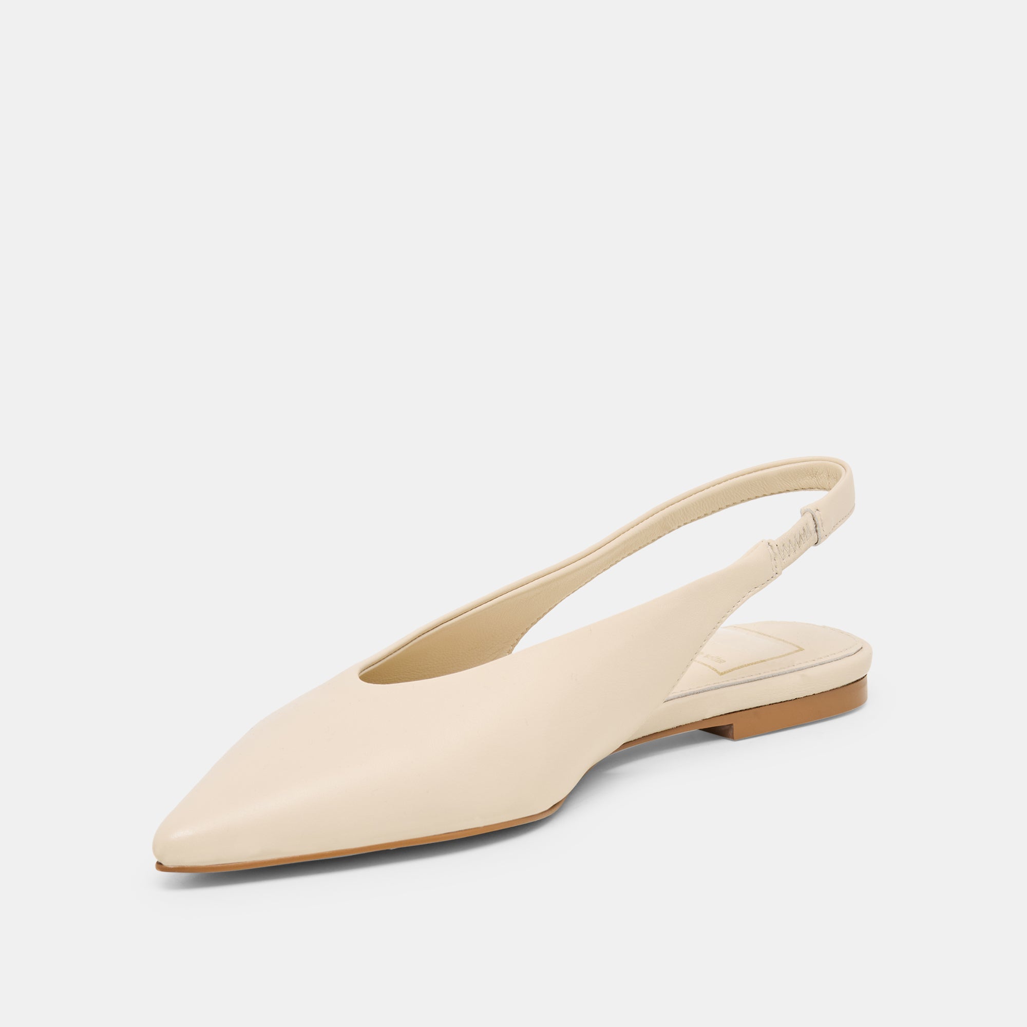 KENDLE FLATS WHITE LEATHER - Image 4