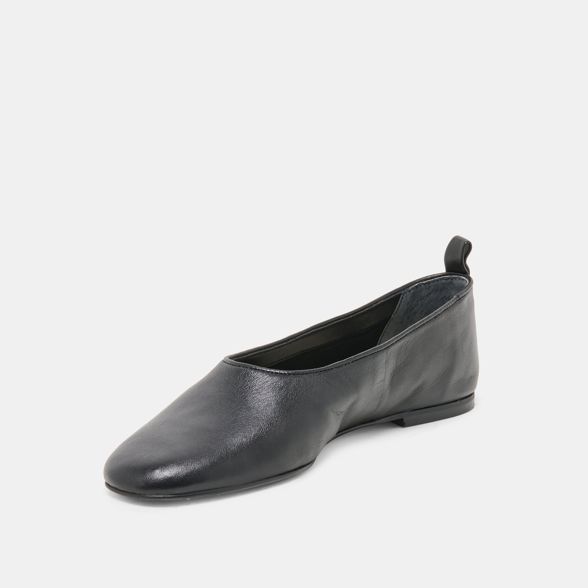 KORY BALLET FLATS BLACK LEATHER - Image 4