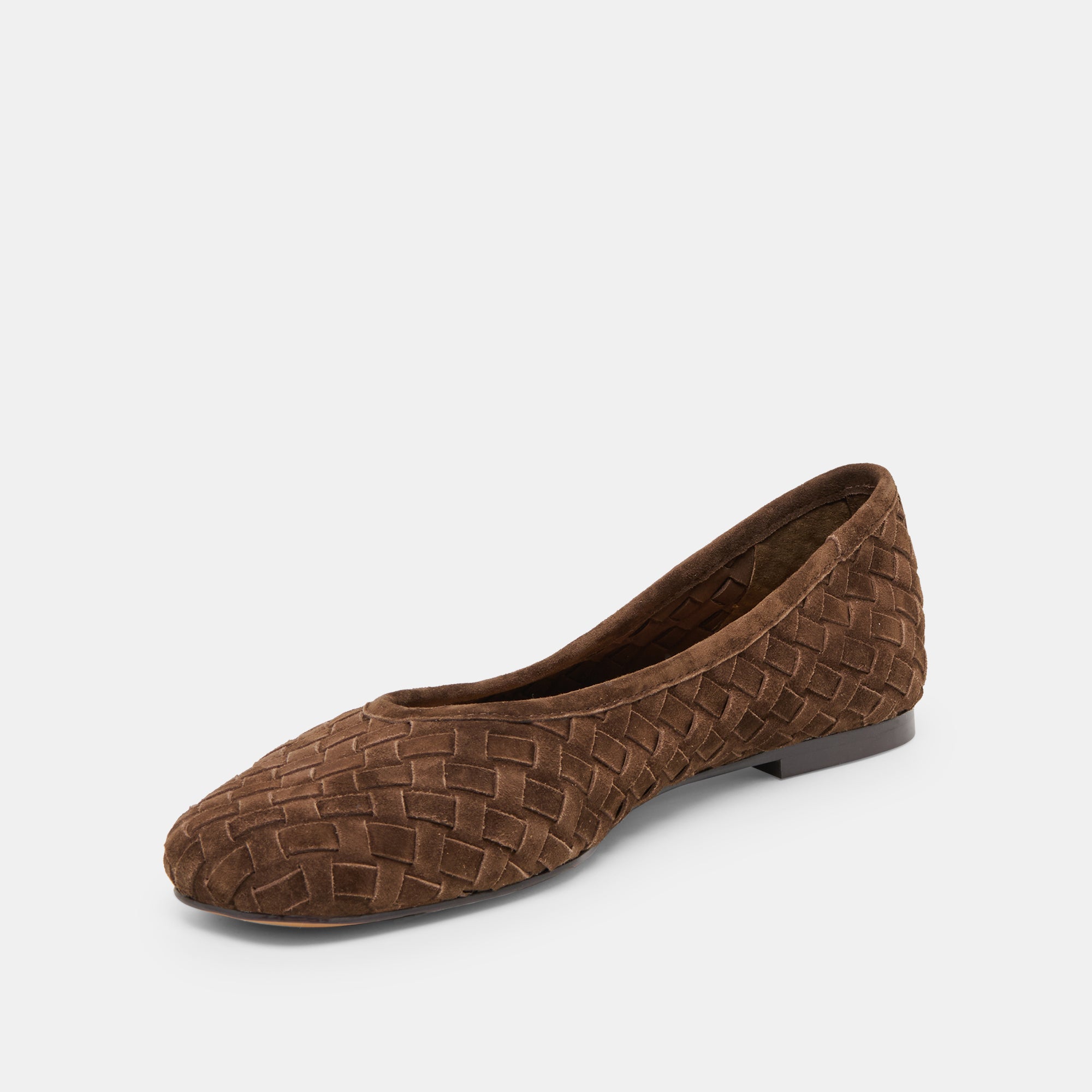 KOY BALLET FLATS DK BROWN SUEDE - Image 4