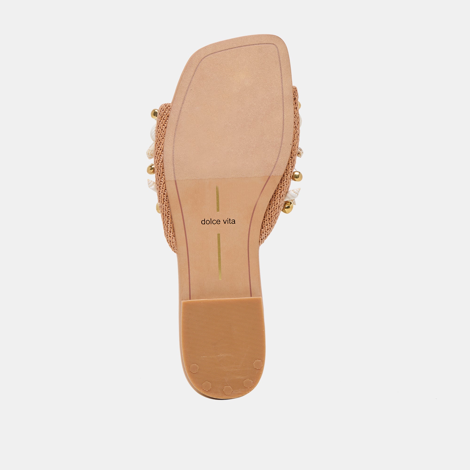 LIZZA SANDALS TOFFEE BEADED RAFFIA - Image 10
