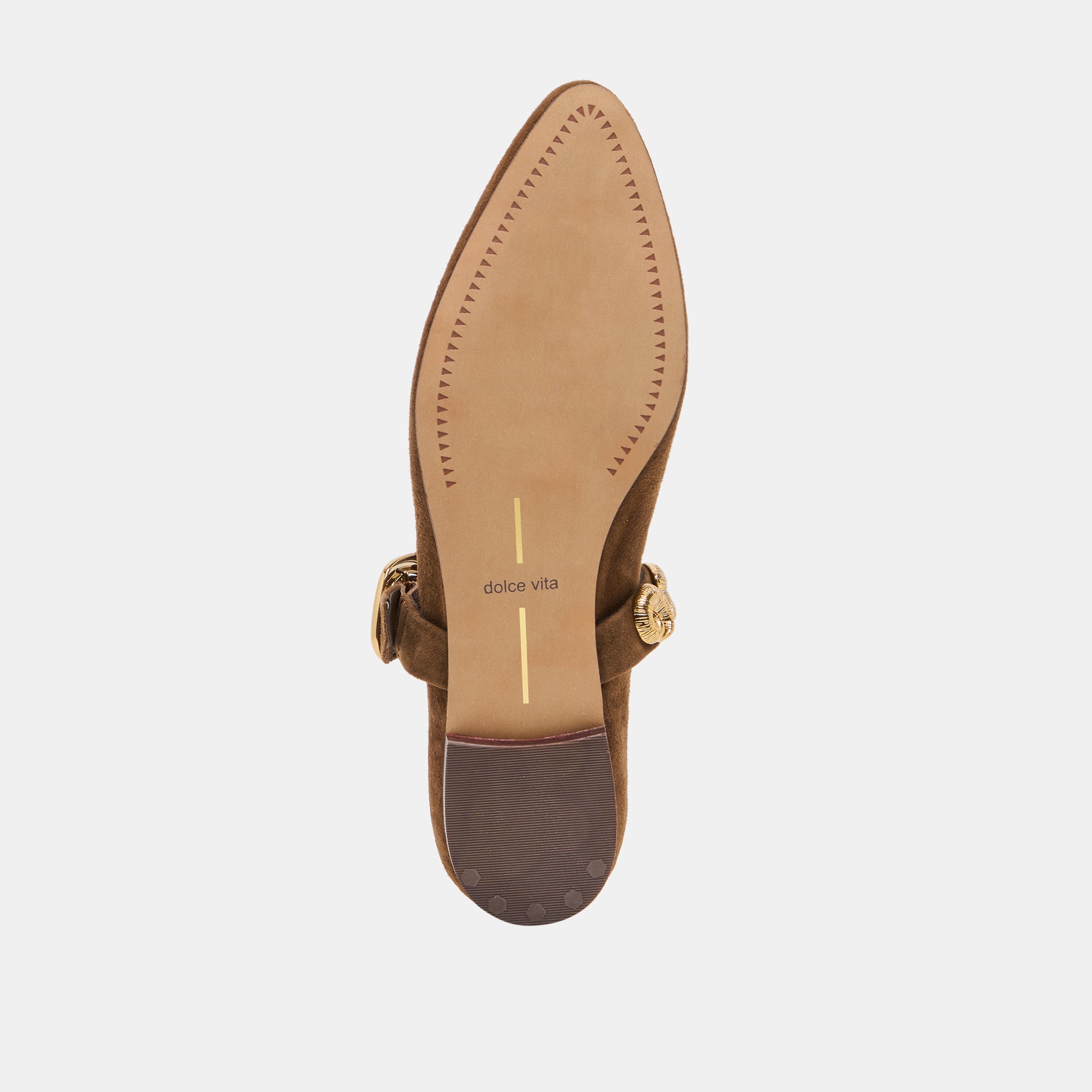 LOREE BALLET FLATS CHESTNUT SUEDE - Image 9