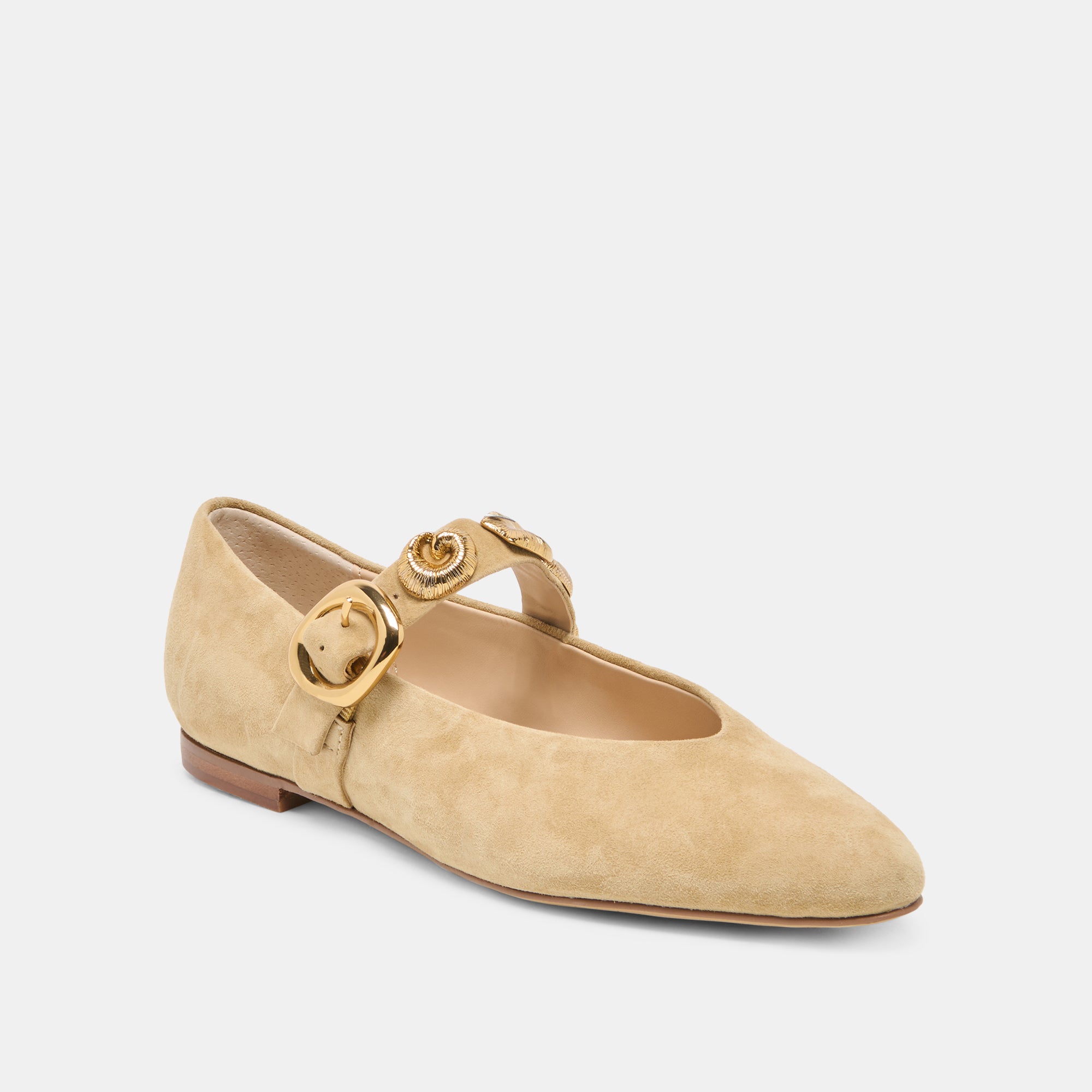 LOREE BALLET FLATS DESERT TAUPE SUEDE - Image 2