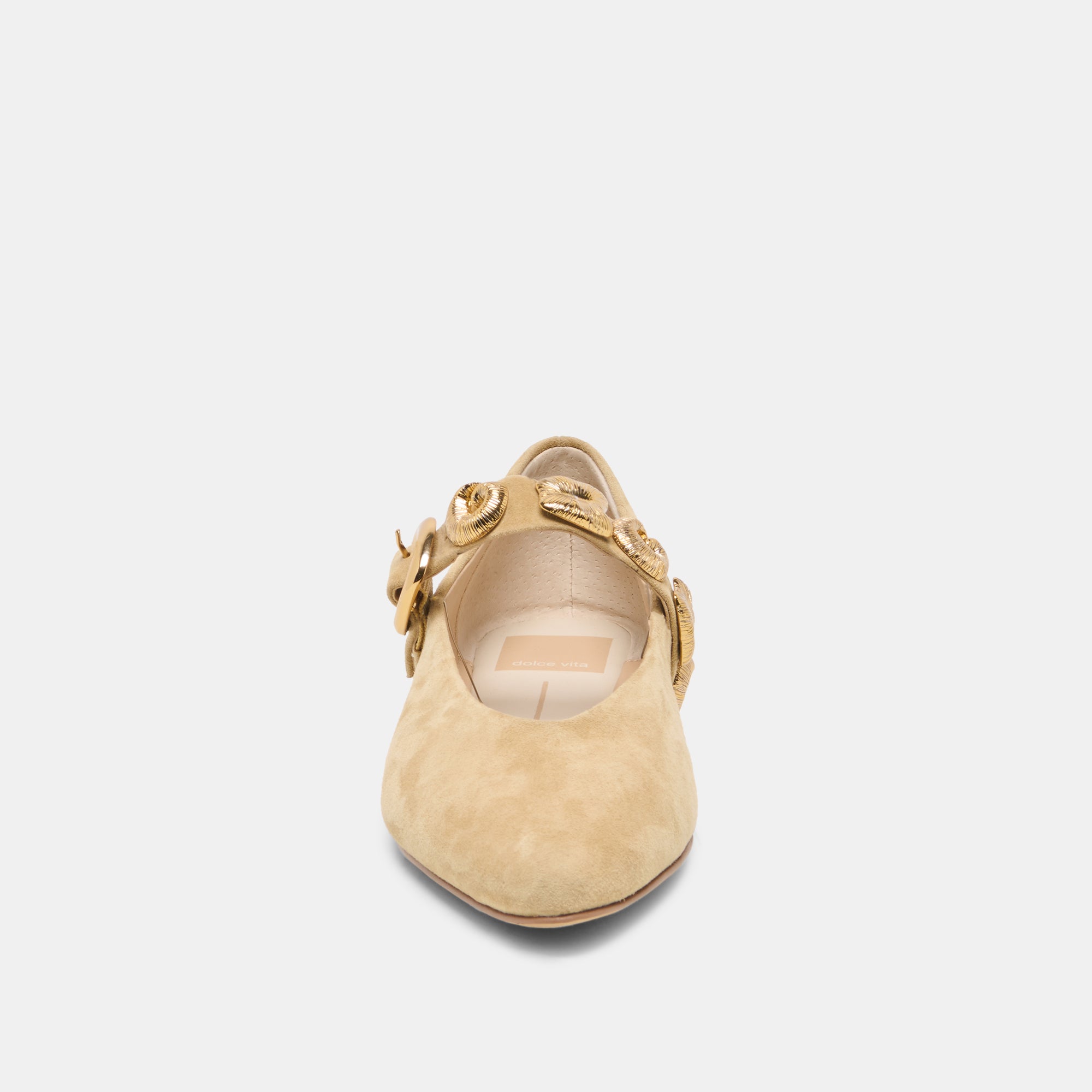 LOREE BALLET FLATS DESERT TAUPE SUEDE - Image 6