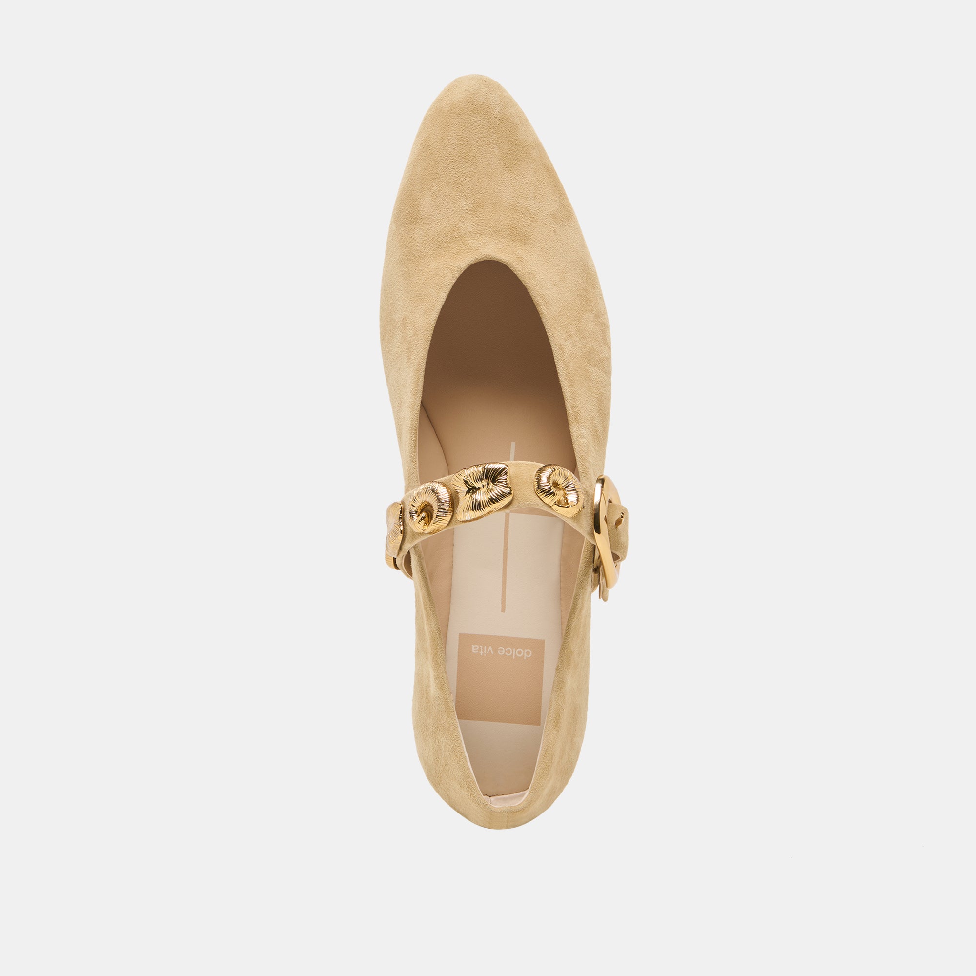 LOREE BALLET FLATS DESERT TAUPE SUEDE - Image 8