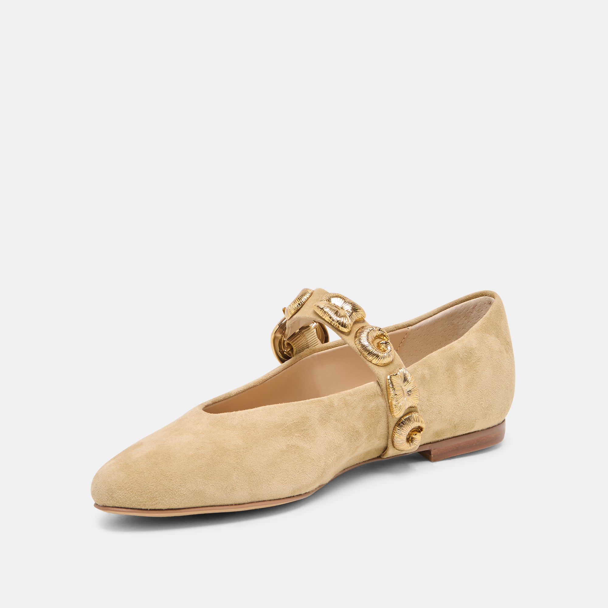 LOREE BALLET FLATS DESERT TAUPE SUEDE - Image 4