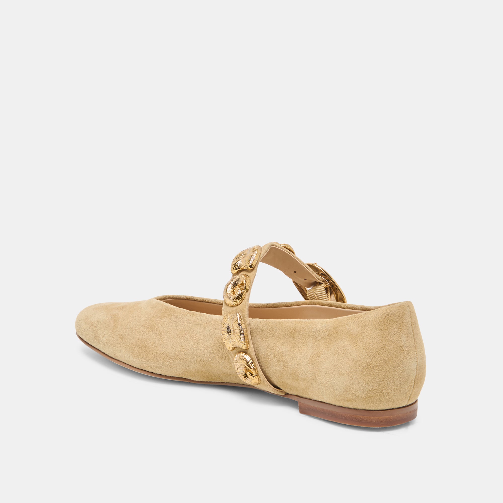LOREE BALLET FLATS DESERT TAUPE SUEDE - Image 5