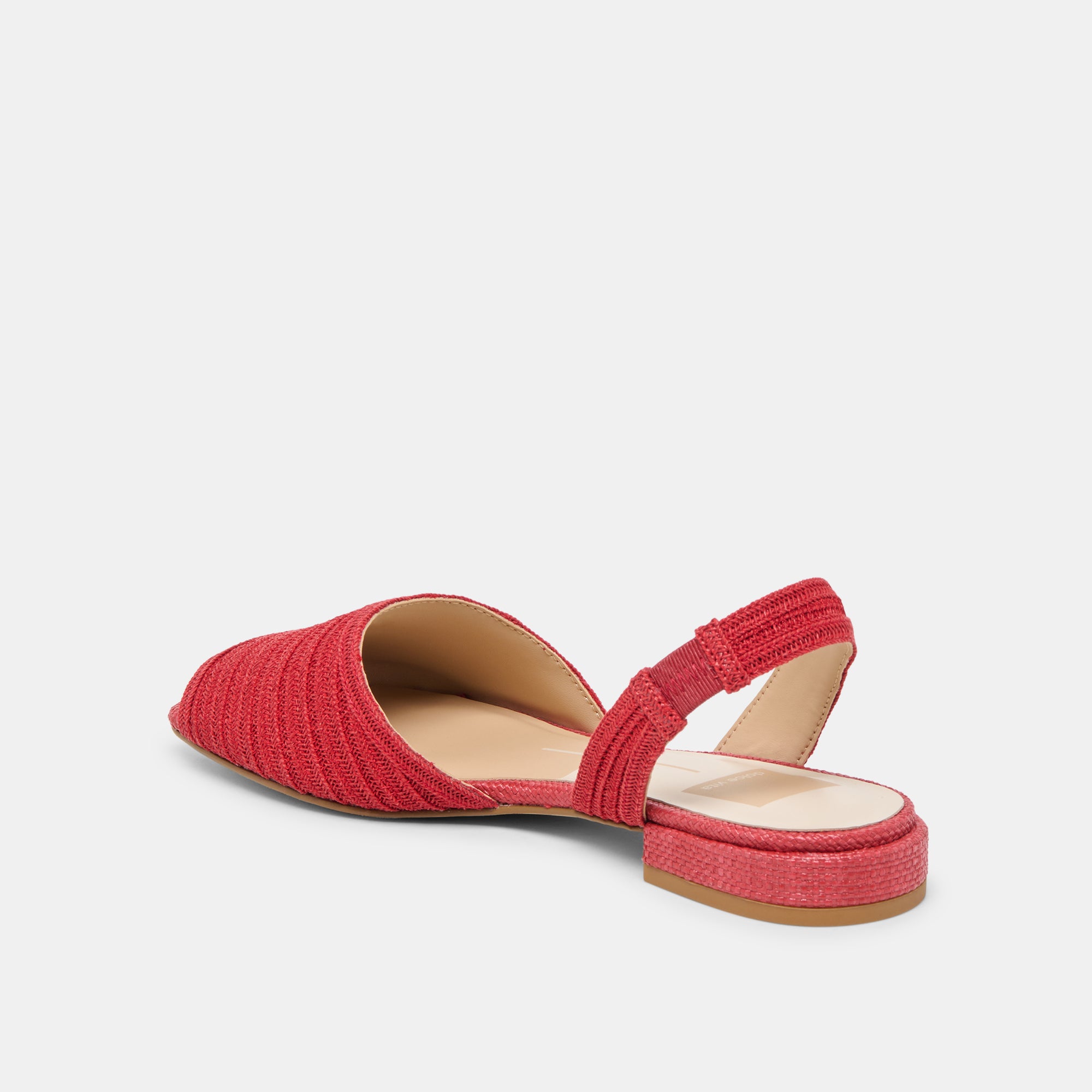 MARZY SANDALS RED RAFFIA - Image 5