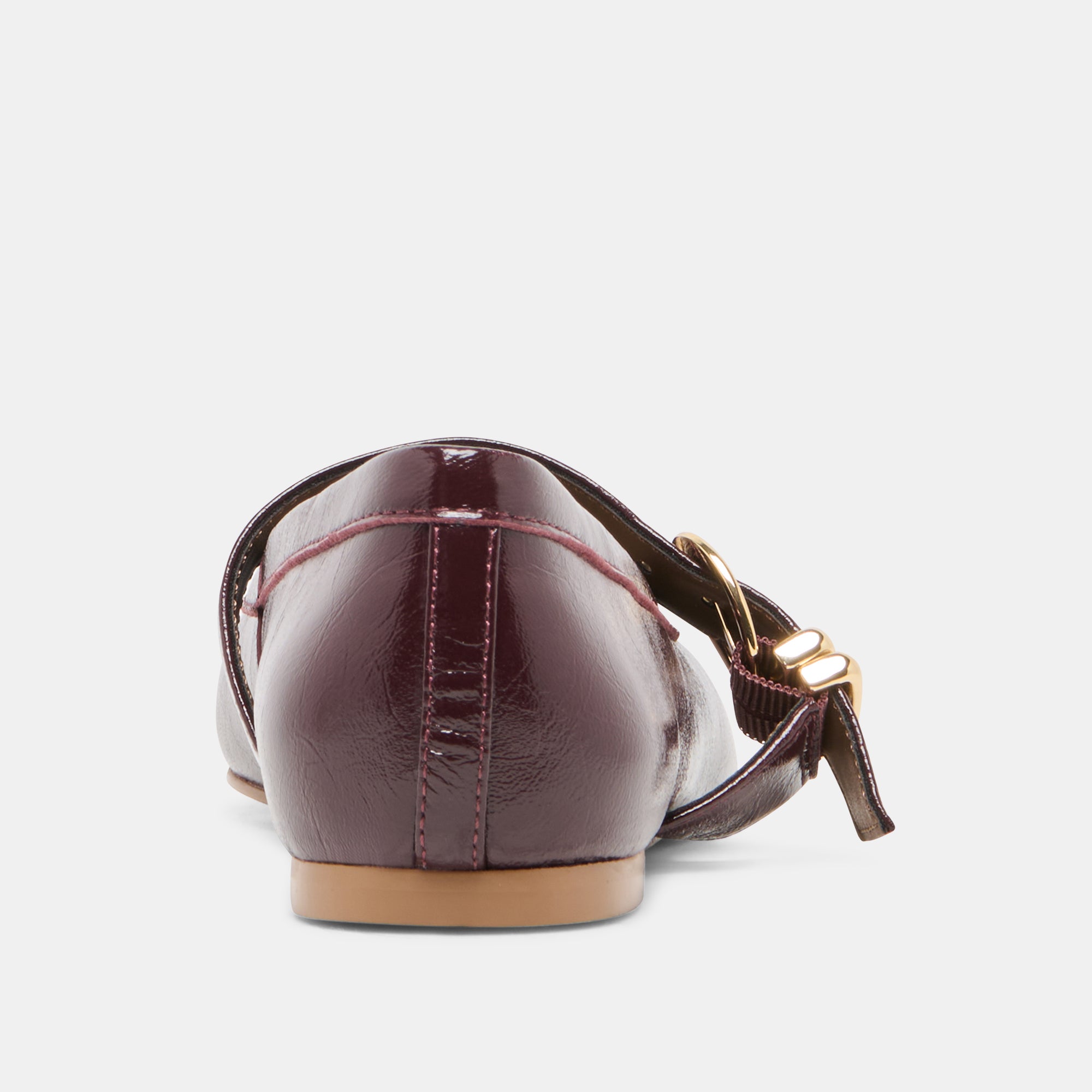 MIKEL BALLET FLATS PLUM LEATHER - Image 7