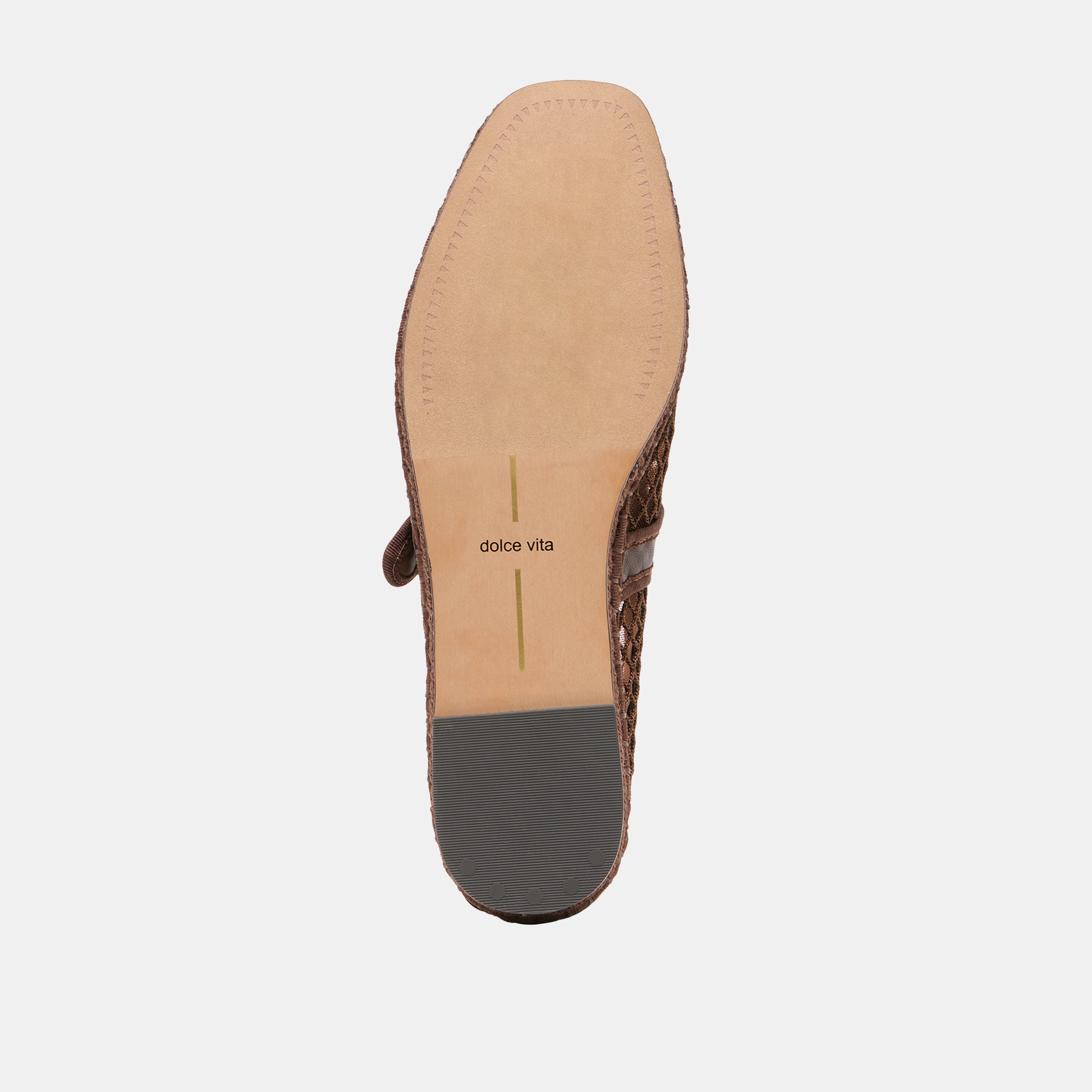 MILIE FLATS CHOCOLATE WOVEN MESH - Image 11