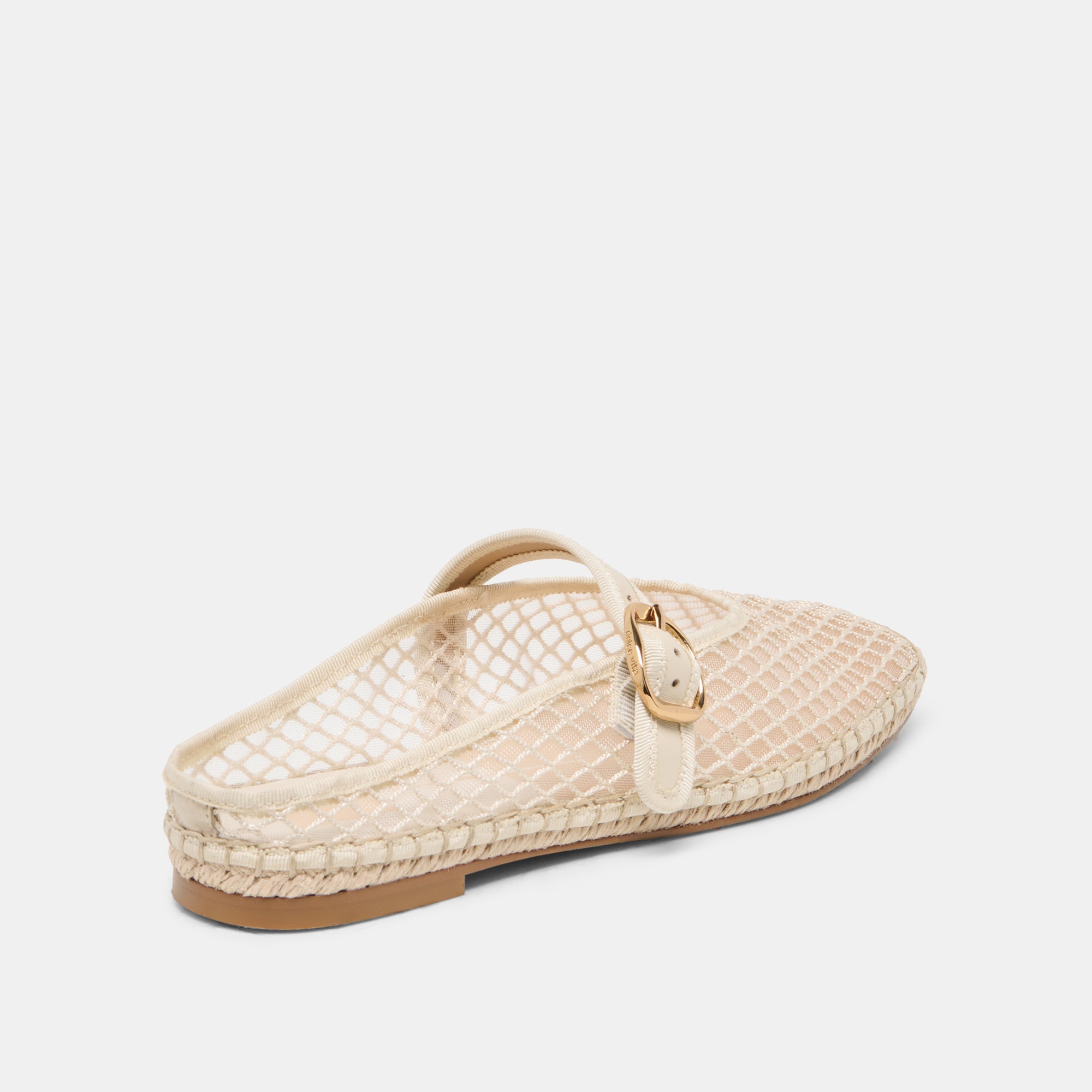 MILIE FLATS ECRU WOVEN MESH - Image 3