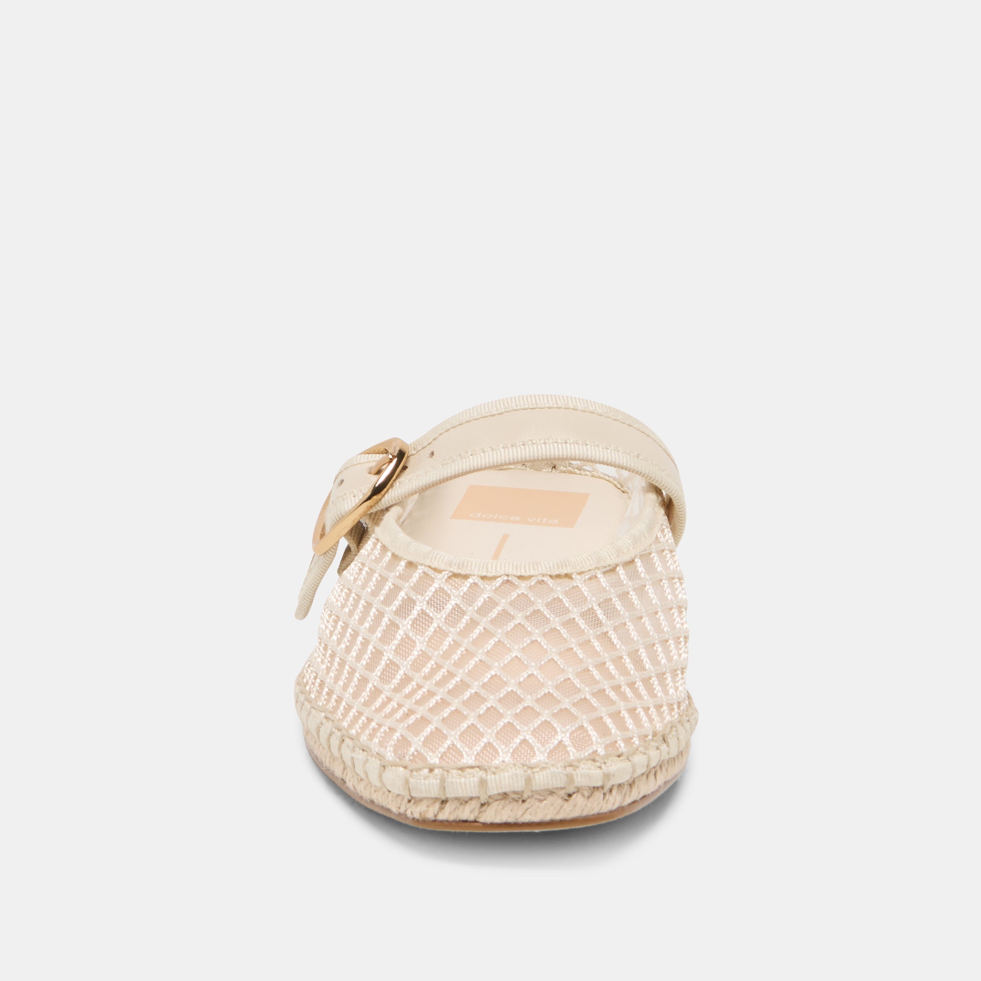 MILIE FLATS ECRU WOVEN MESH - Image 6